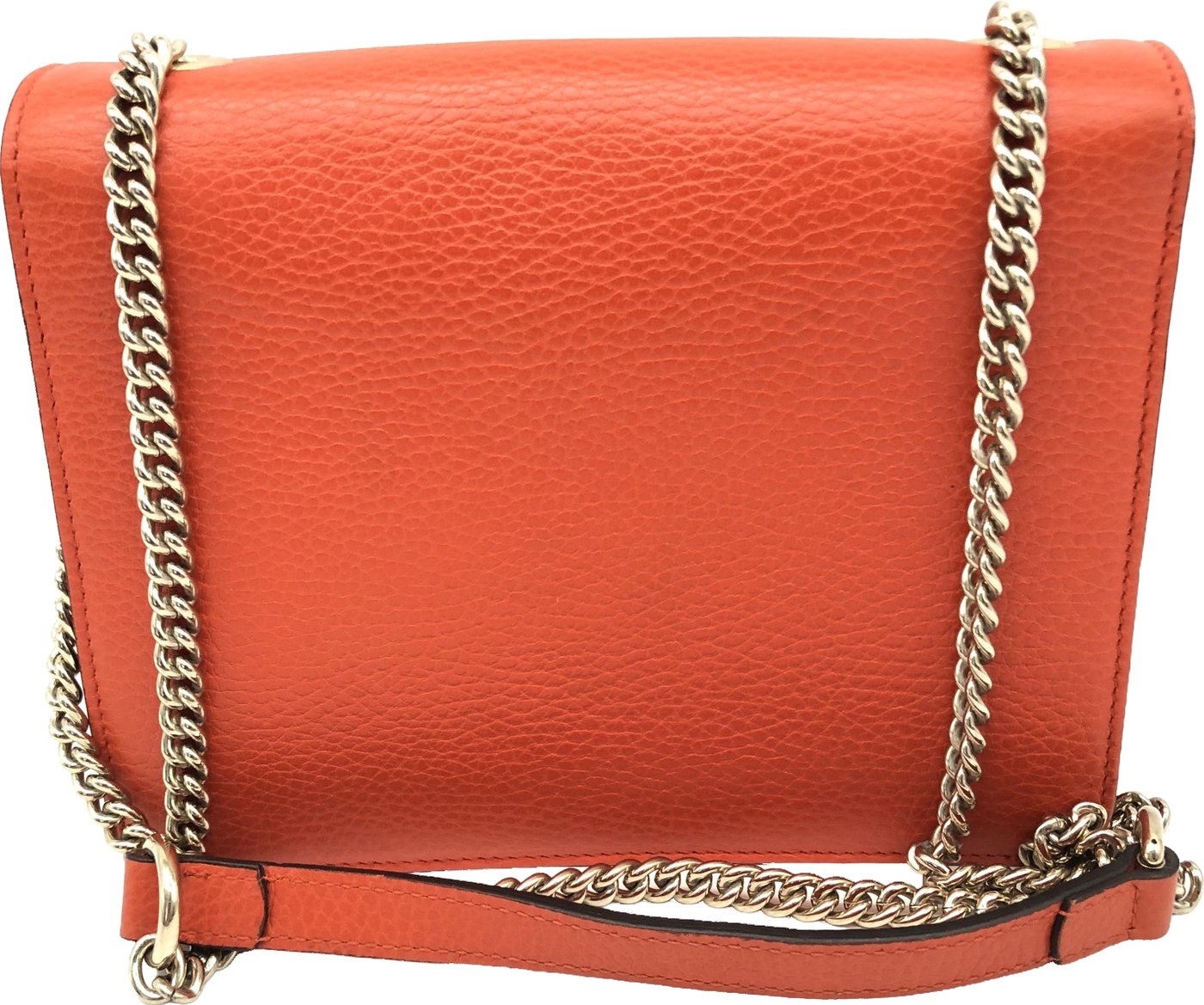 Gucci Interlocking Chain Leather Small