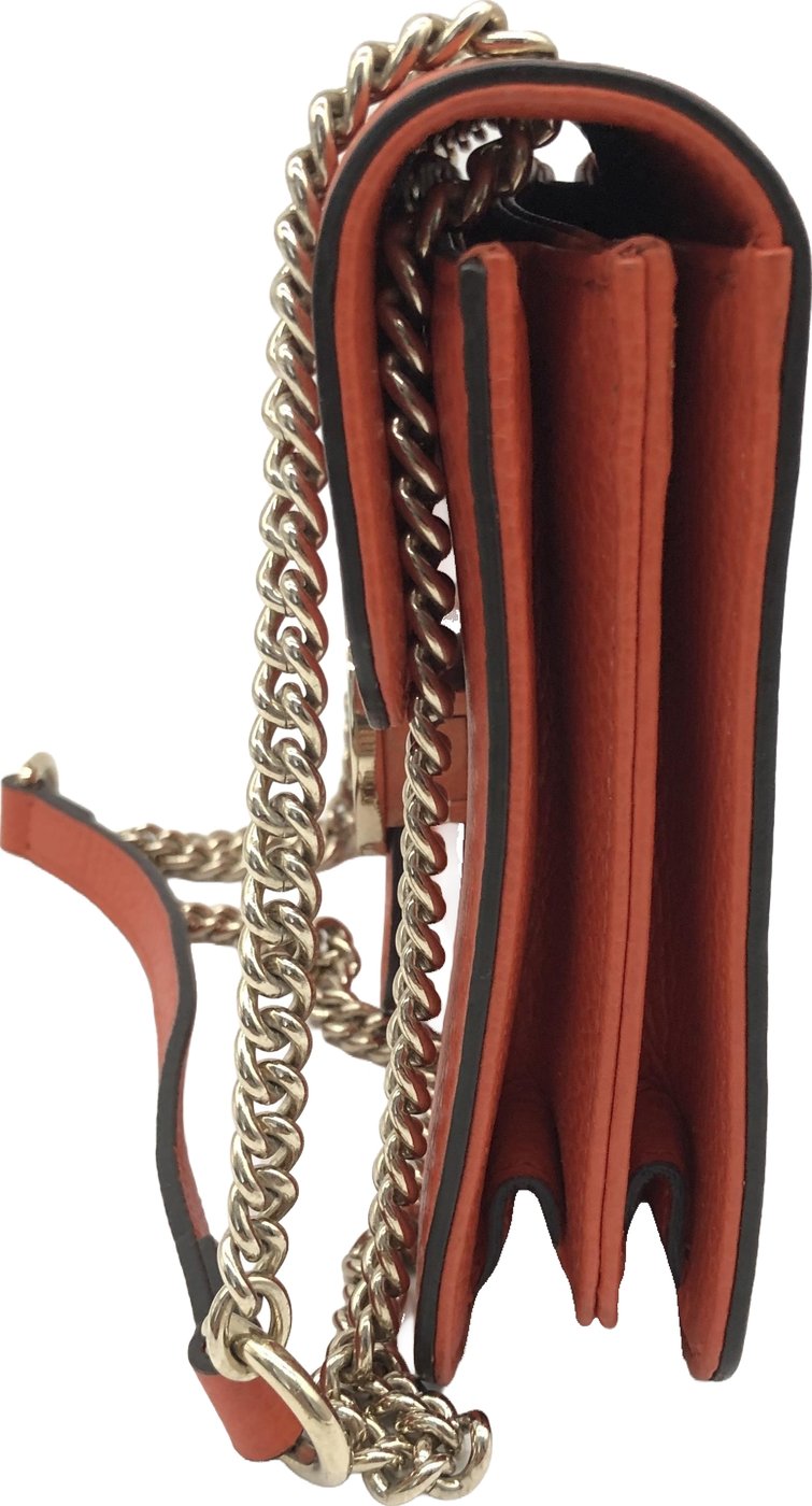 Gucci Interlocking Chain Leather Small