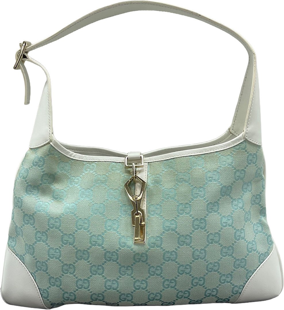 Gucci Jackie O Hobo GG Canvas with Leather Medium