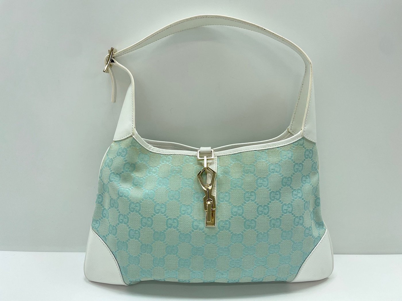 Gucci Jackie O Hobo GG Canvas with Leather Medium