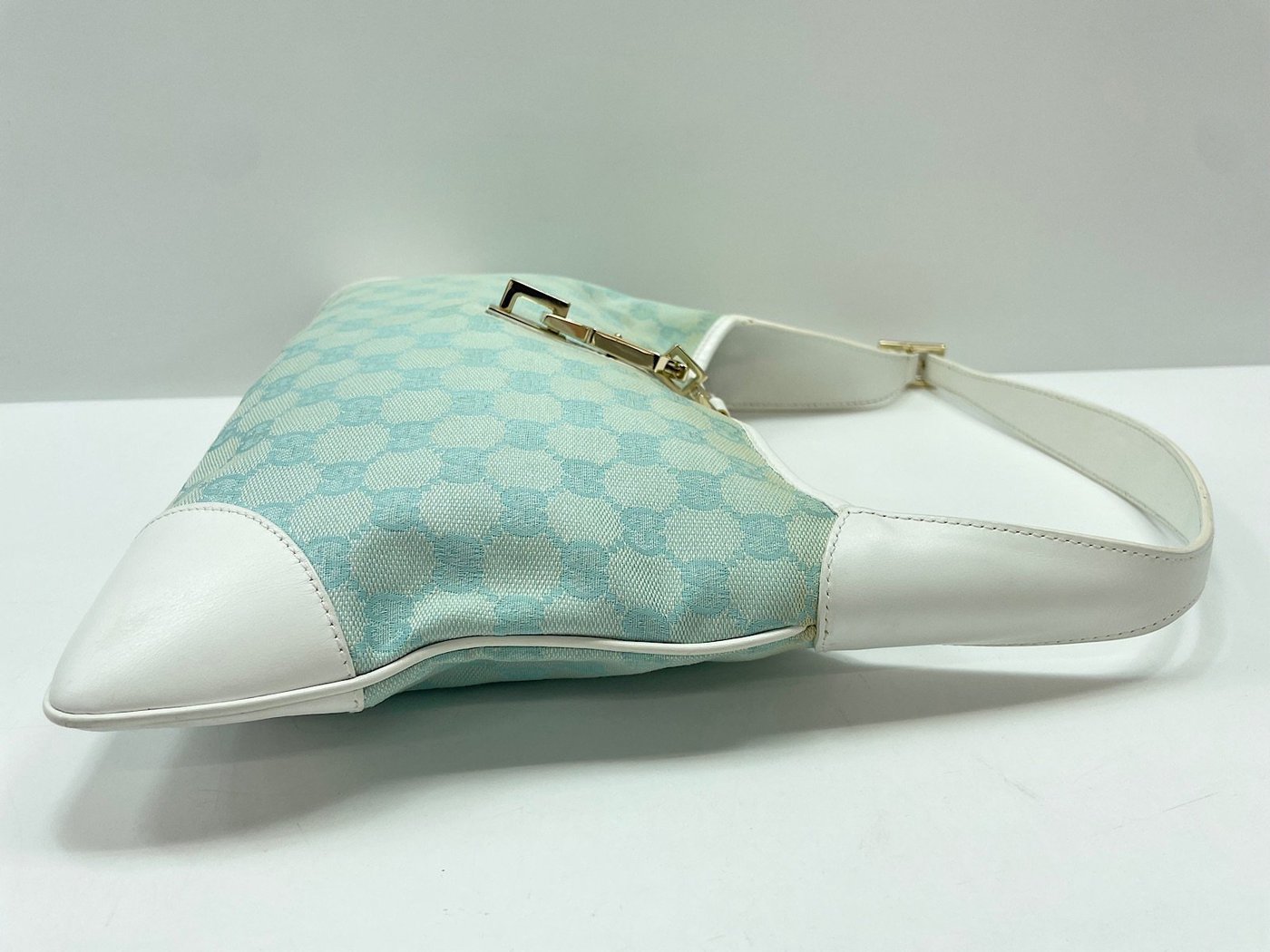 Gucci Jackie O Hobo GG Canvas with Leather Medium