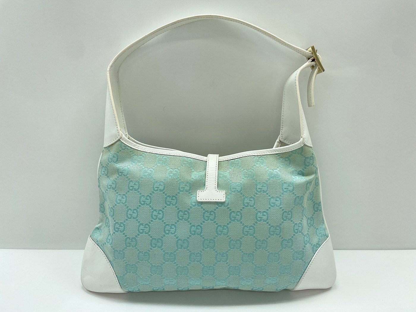 Gucci Jackie O Hobo GG Canvas with Leather Medium