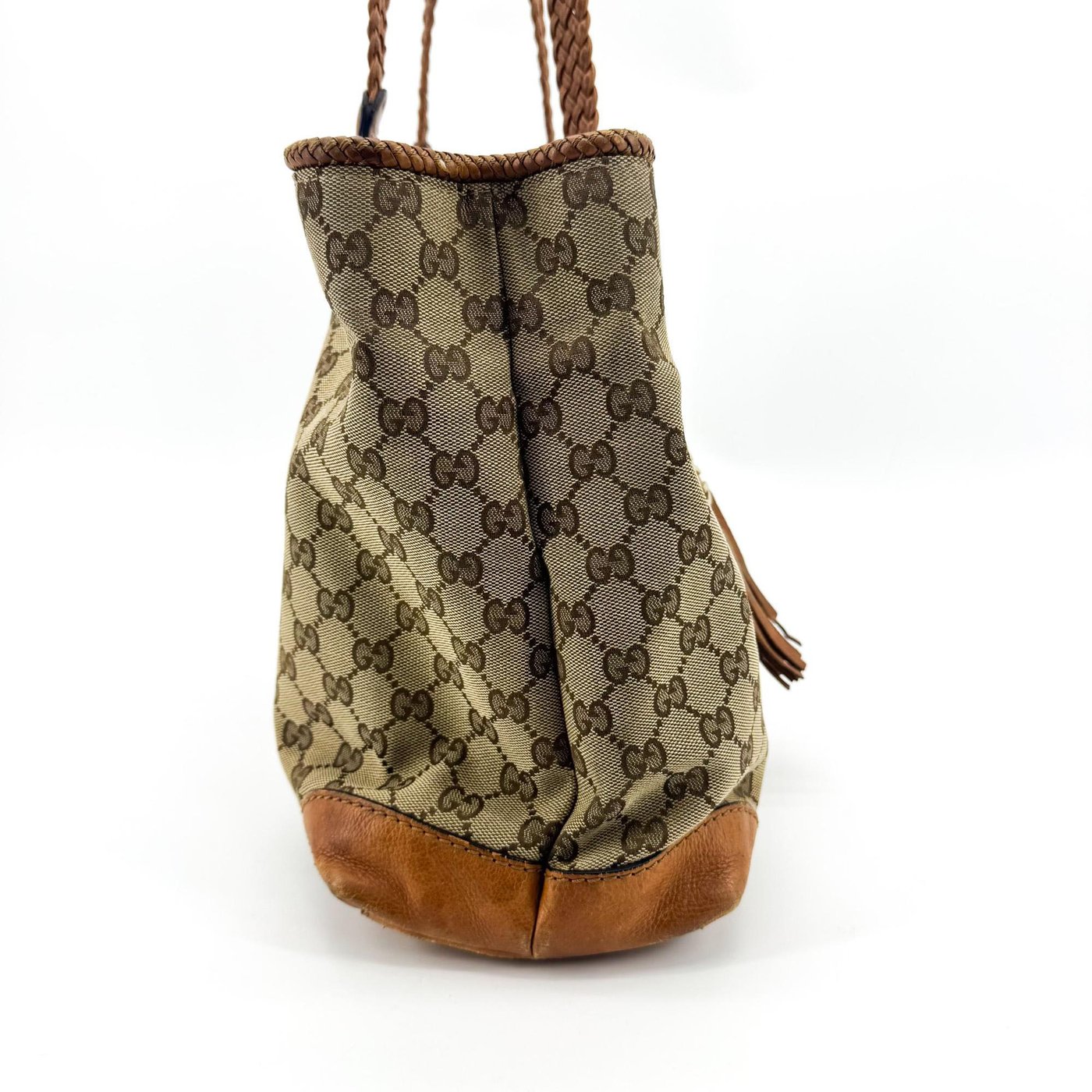 Gucci Bella GG Canvas with Leather Medium