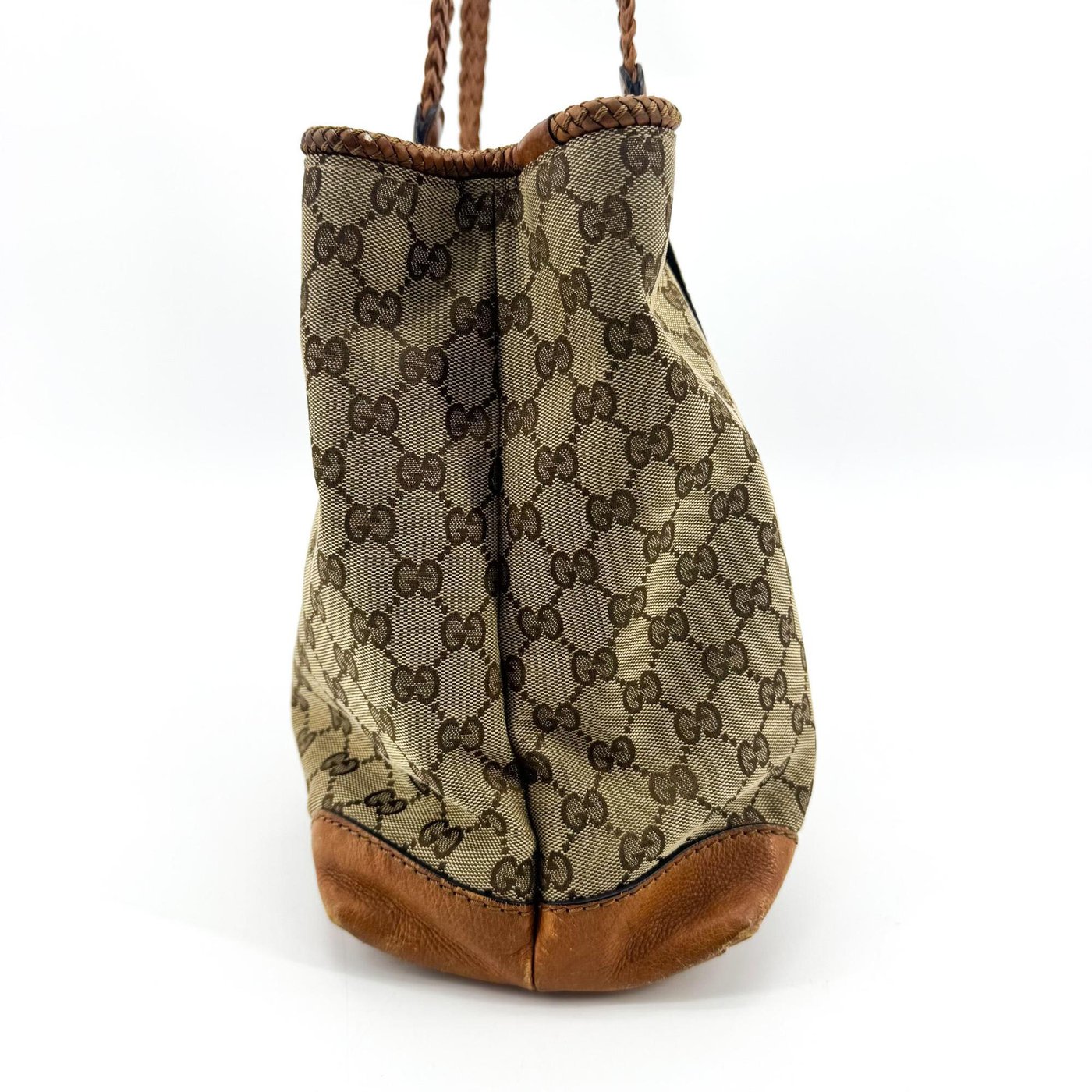Gucci Bella GG Canvas with Leather Medium
