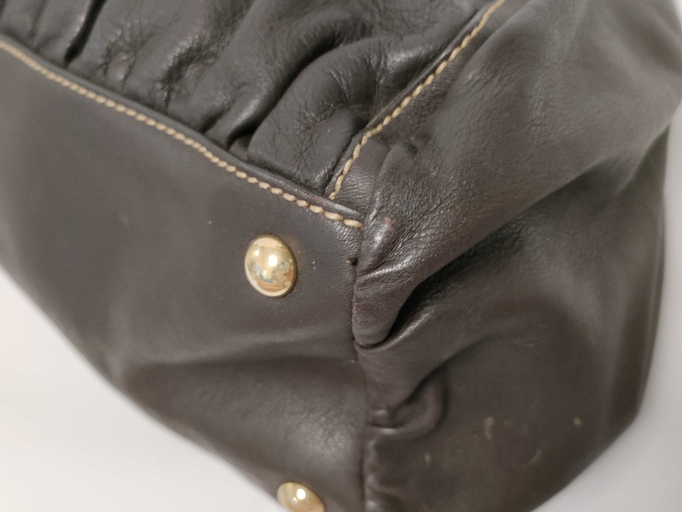 Gucci D Ring Hobo Leather Large