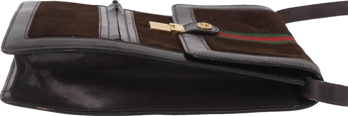 Gucci Vintage Web Sherry Line Suede