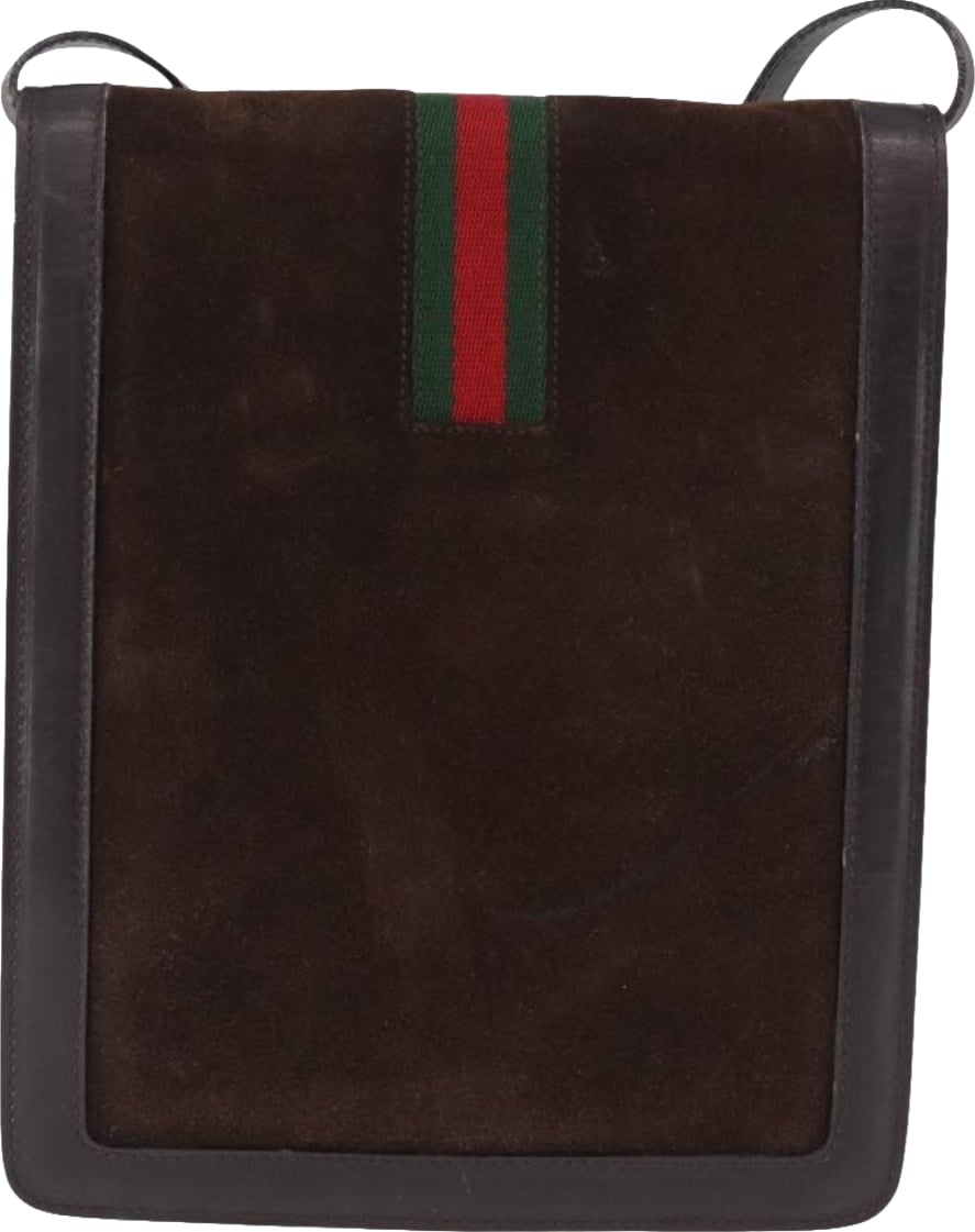Gucci Vintage Web Sherry Line Suede