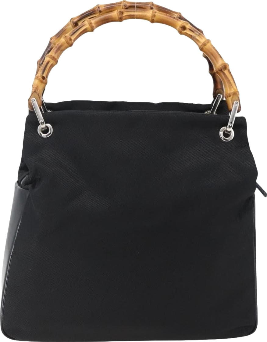 Gucci Vintage Bamboo Handle Tote Nylon