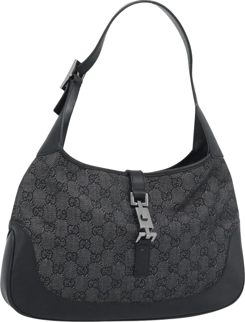 Gucci Jackie GG Canvas and Leather Small