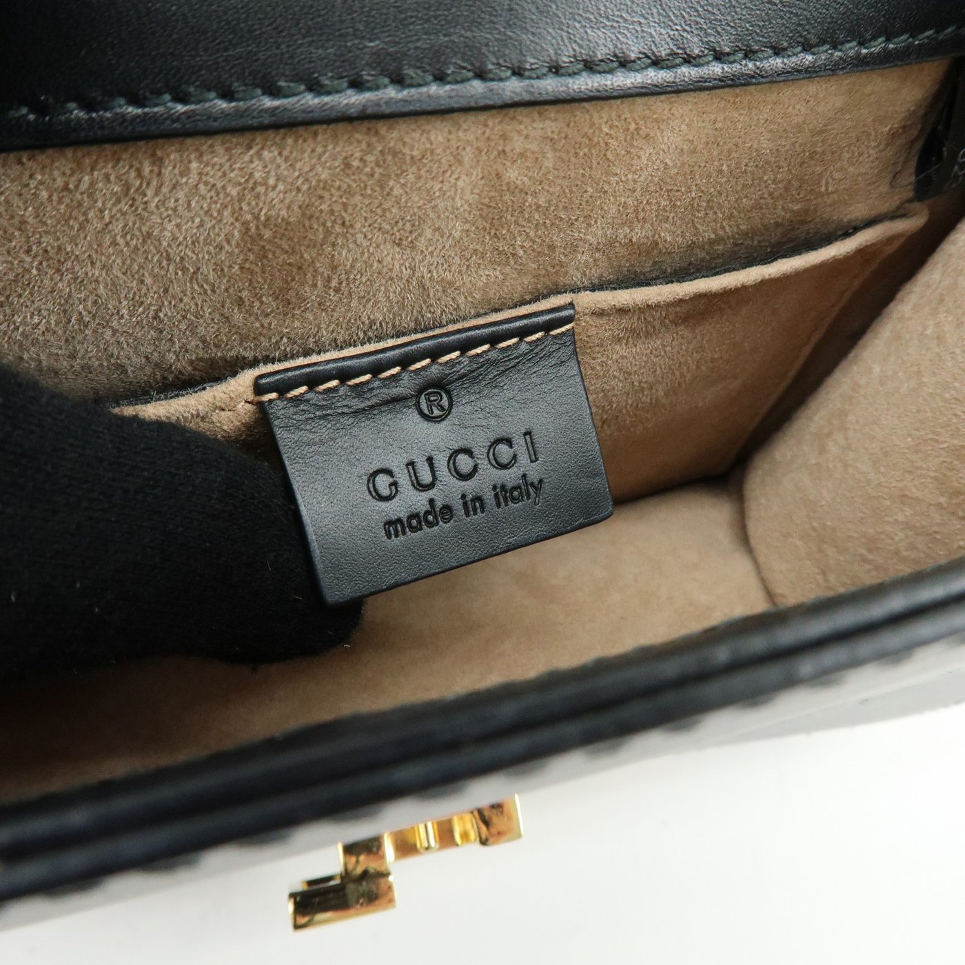 Gucci Sylvie Chain Leather Mini