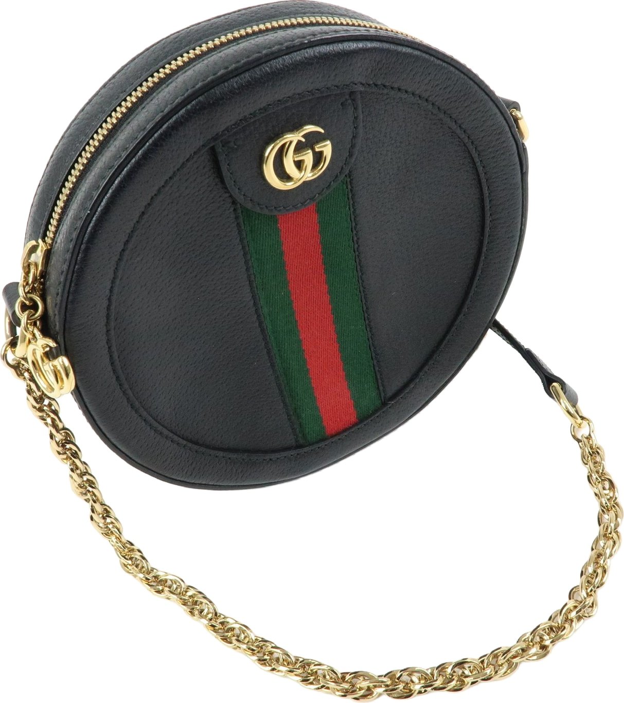 Gucci Ophidia Round Leather Mini