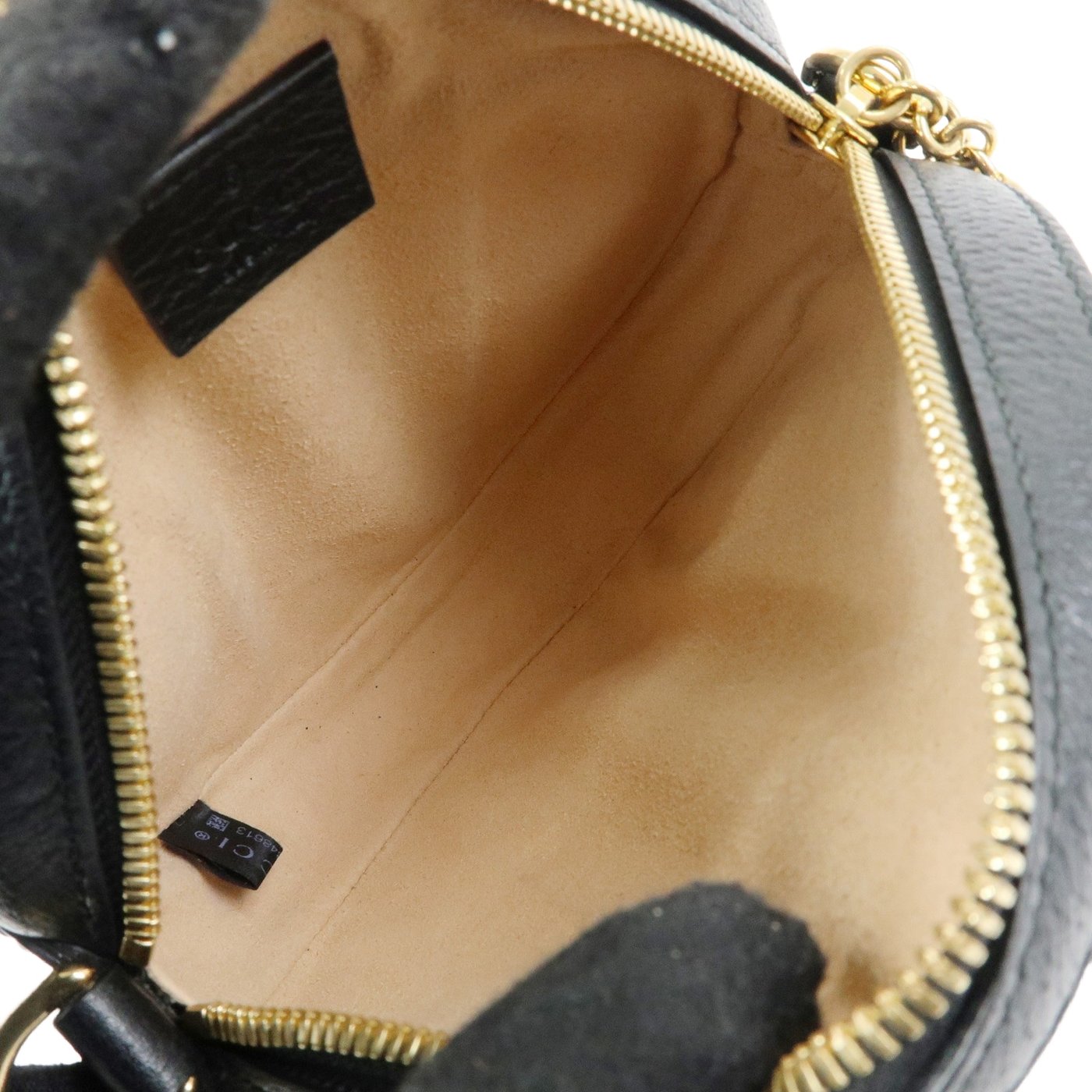 Gucci Ophidia Round Leather Mini