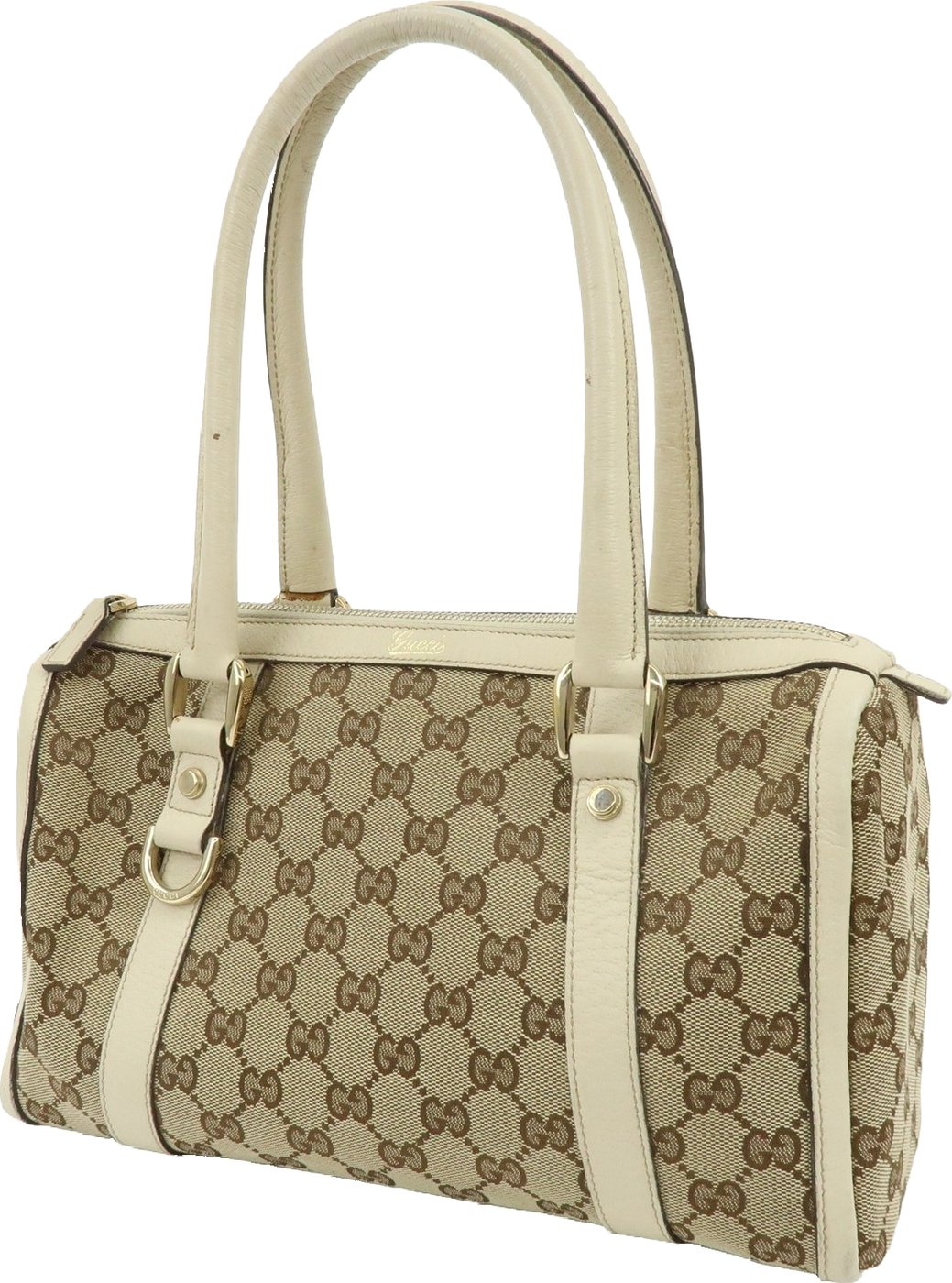 Gucci Abbey Boston GG Canvas Small