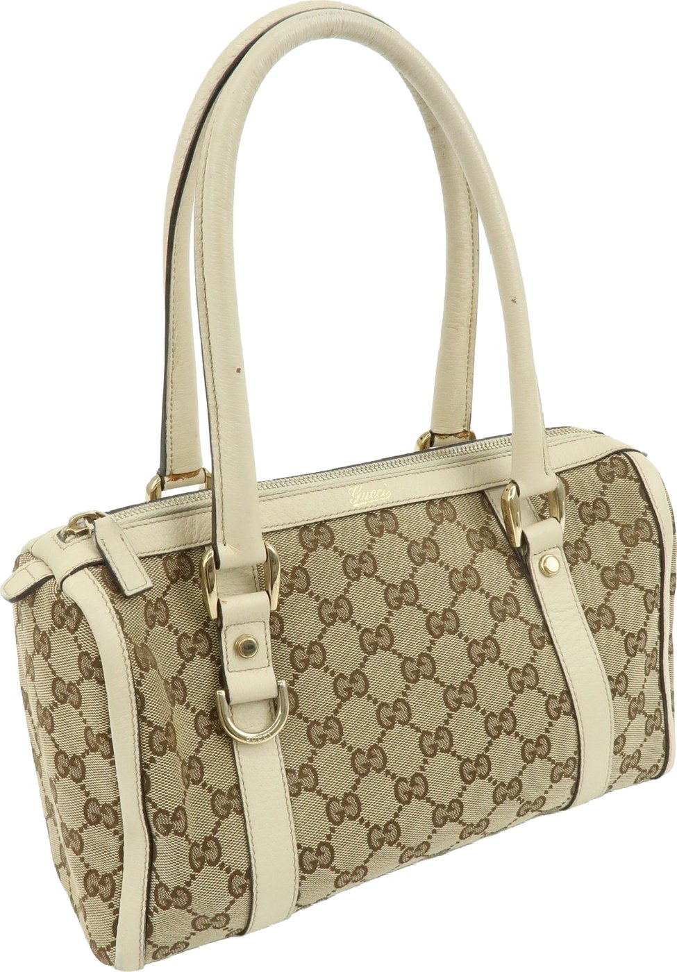 Gucci Abbey Boston GG Canvas Small