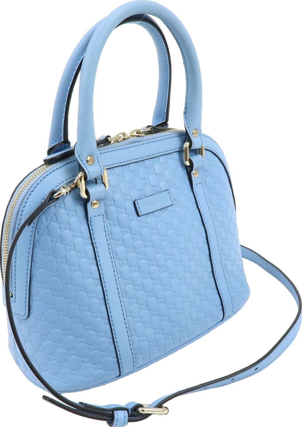 Gucci Convertible Dome Satchel Microguccissima Leather Medium