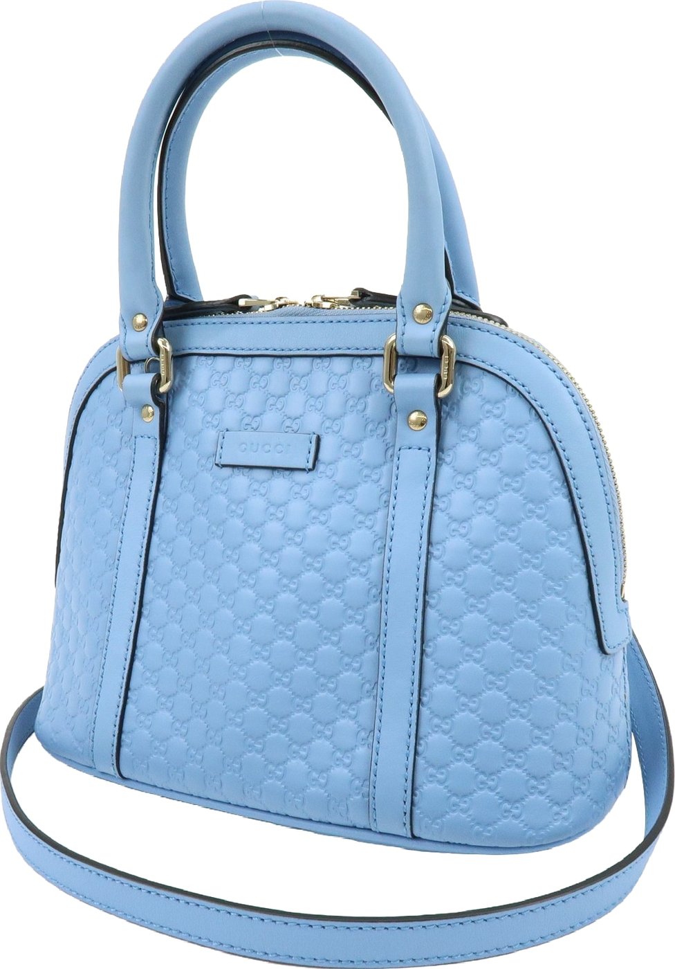 Gucci Convertible Dome Satchel Microguccissima Leather Medium