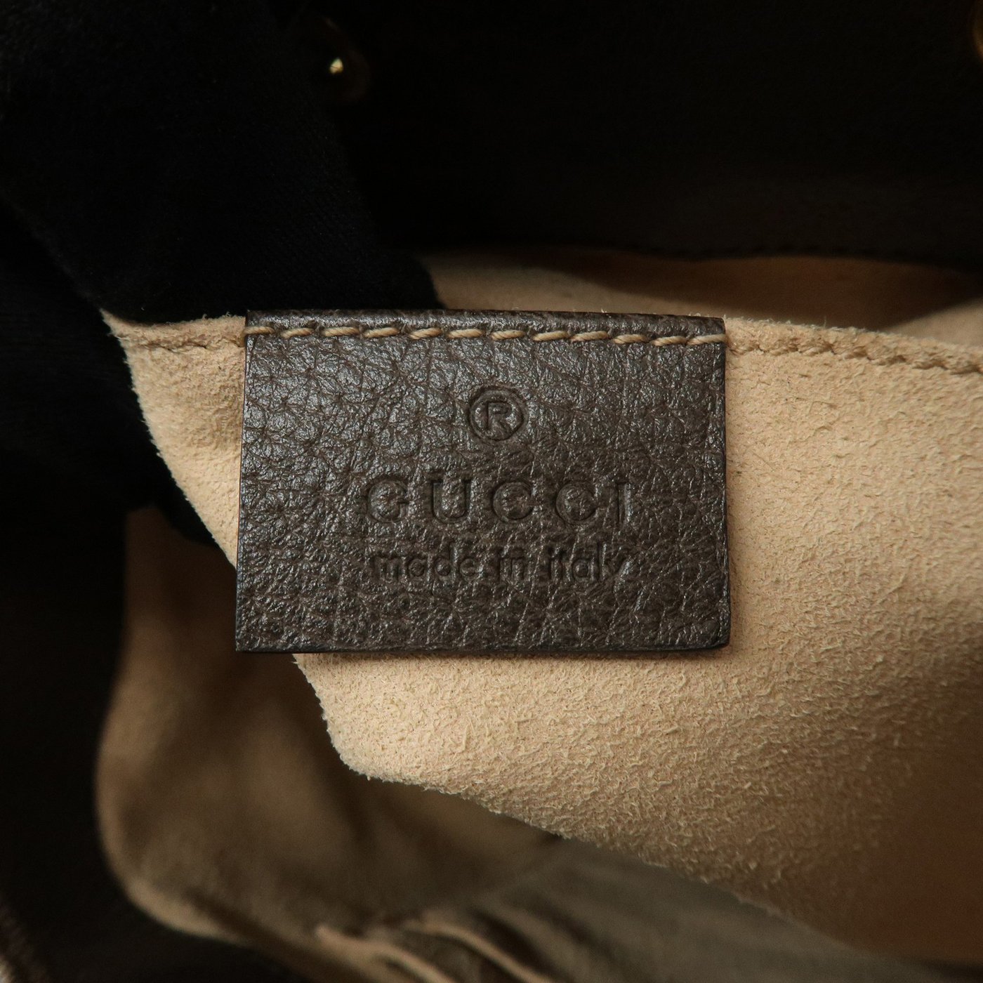 Gucci Ophidia Bucket GG Coated Canvas Small