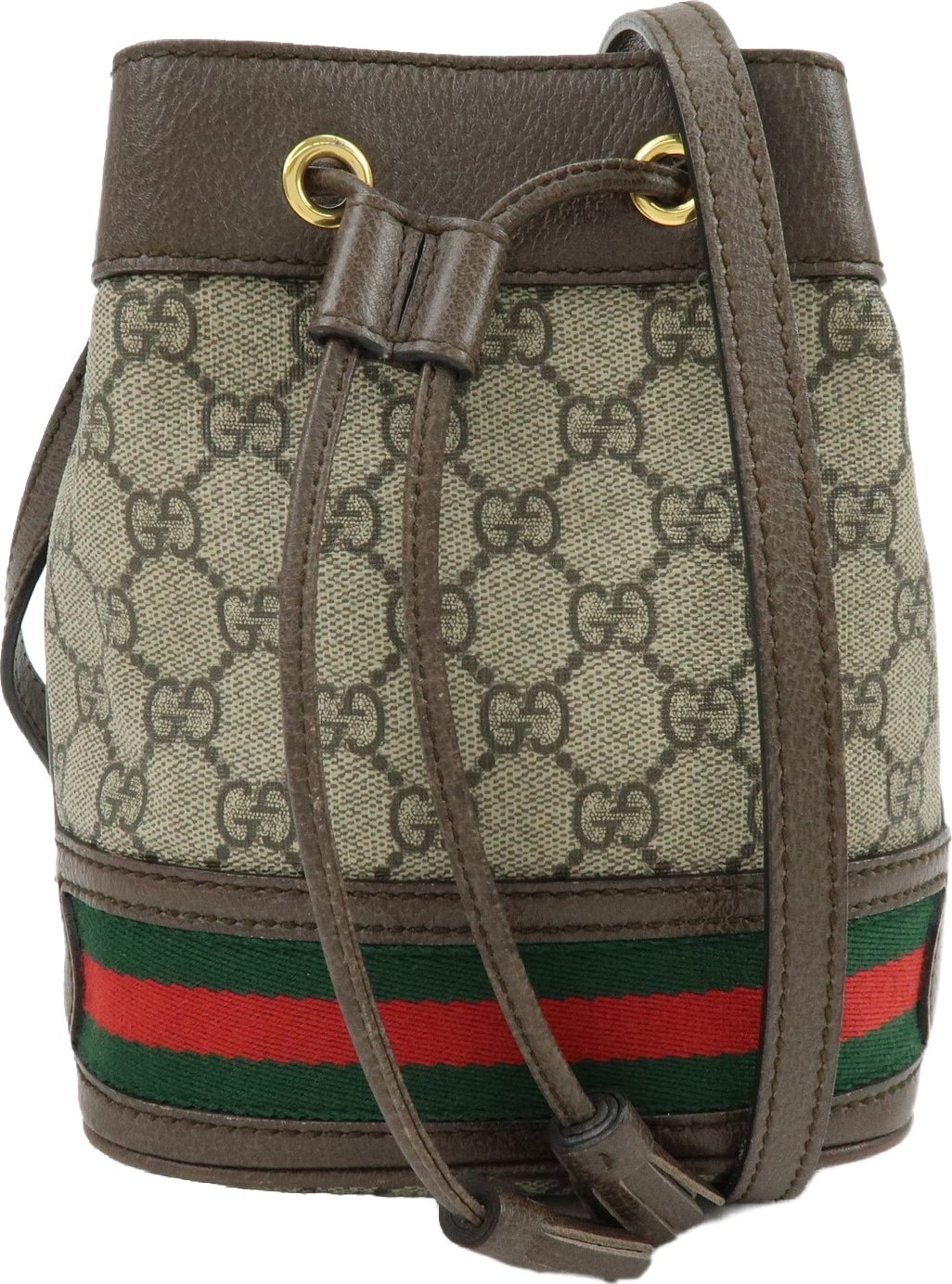 Gucci Ophidia Bucket GG Coated Canvas Mini