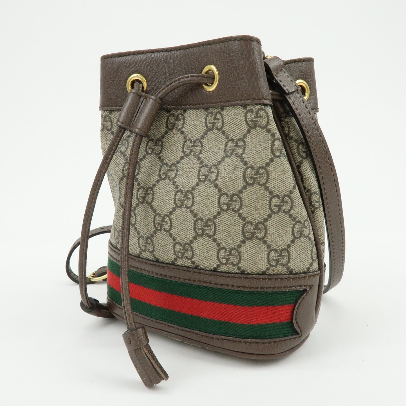 Gucci Ophidia Bucket GG Coated Canvas Mini