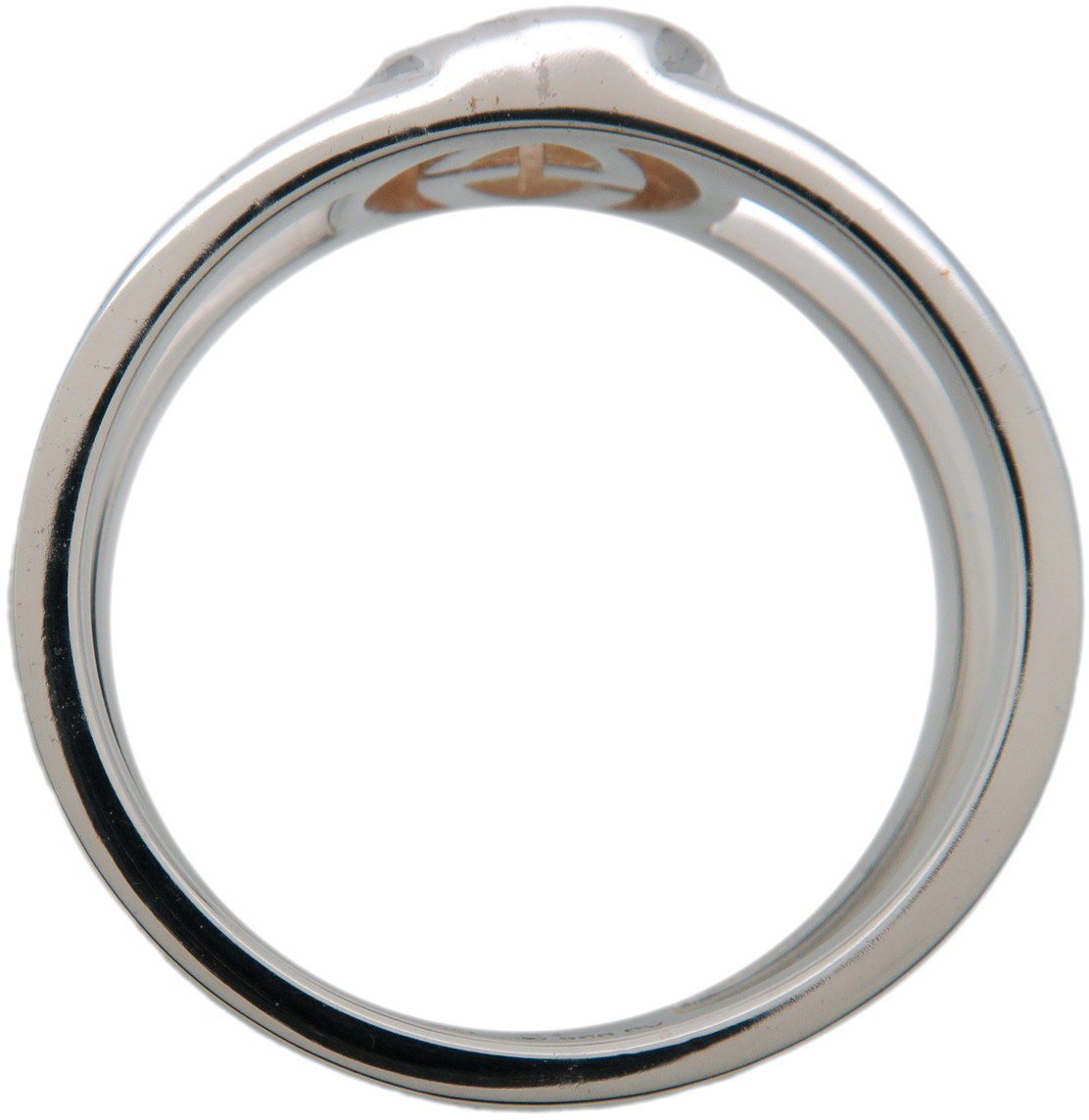 Gucci Interlocking G Flower Band Sterling Silver