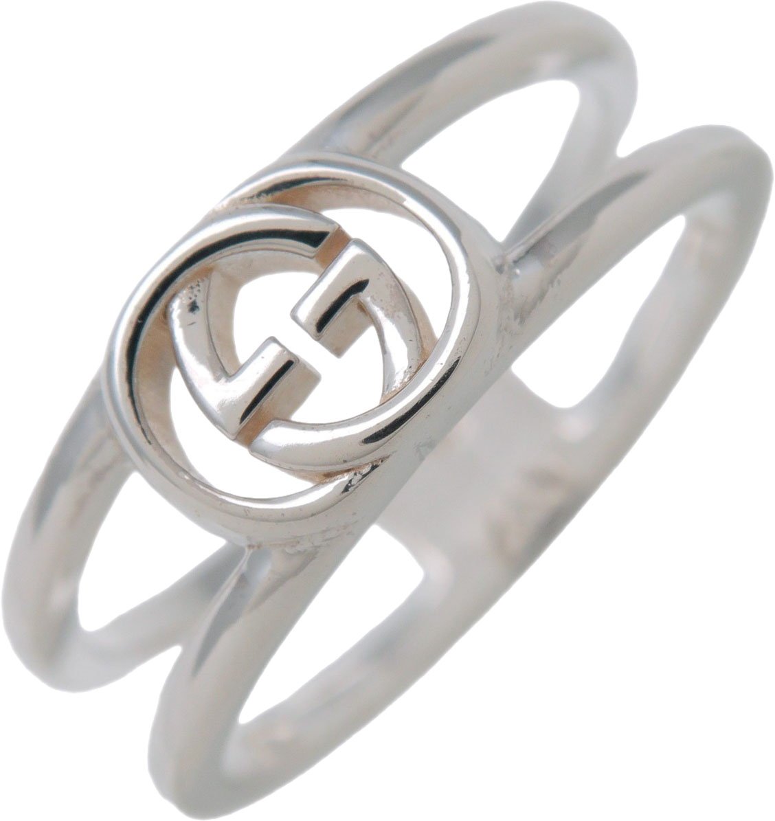 Gucci Interlocking G Flower Band Sterling Silver