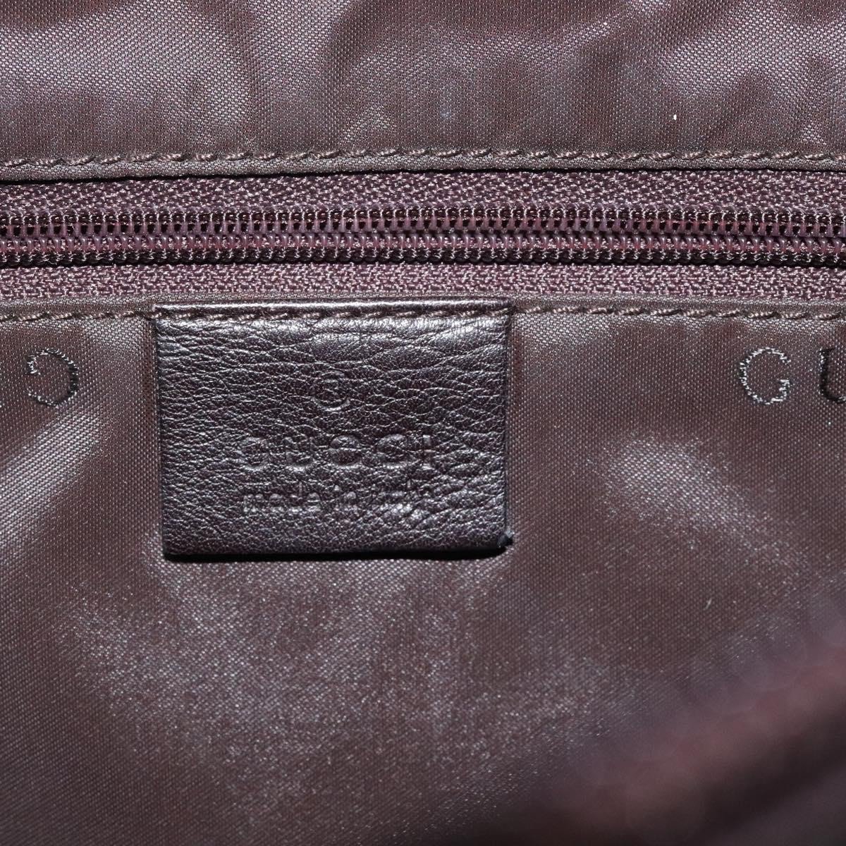 Gucci Vintage GG Canvas and Leather Small