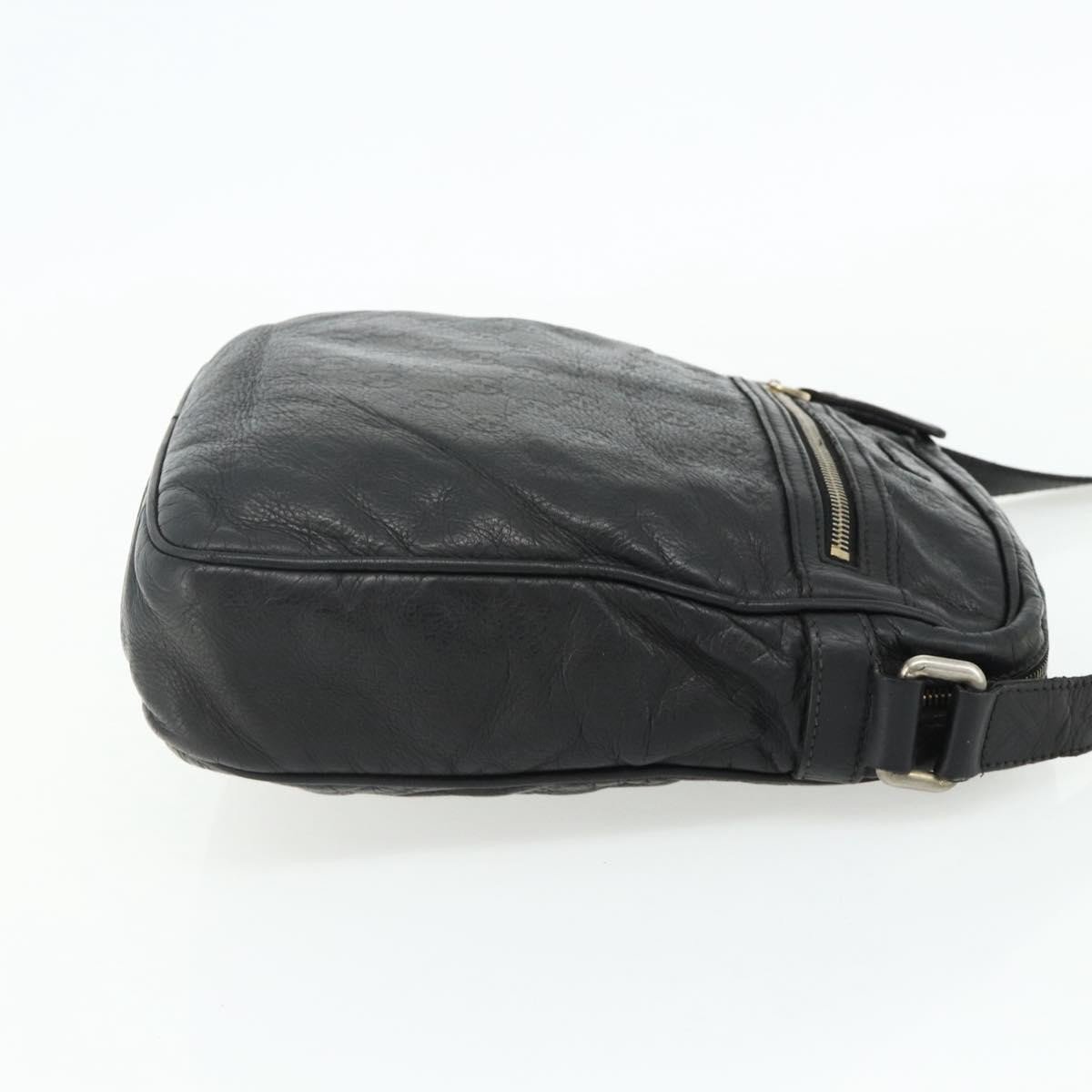Gucci Front Zip Messenger Guccissima Leather Medium