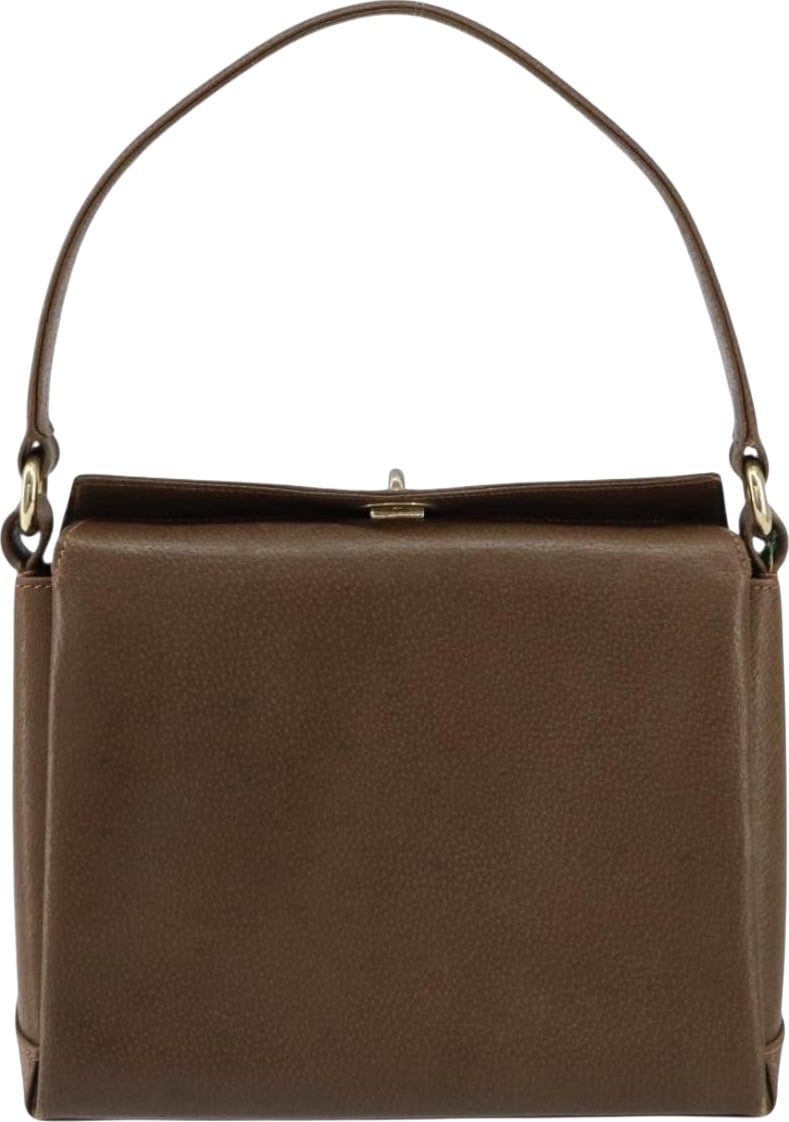 Gucci Vintage Convertible Bamboo Box Leather Small