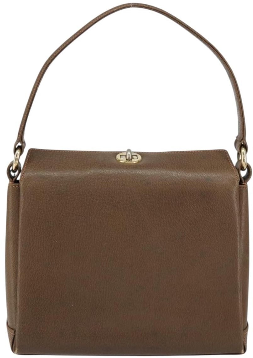 Gucci Vintage Convertible Bamboo Box Leather Small