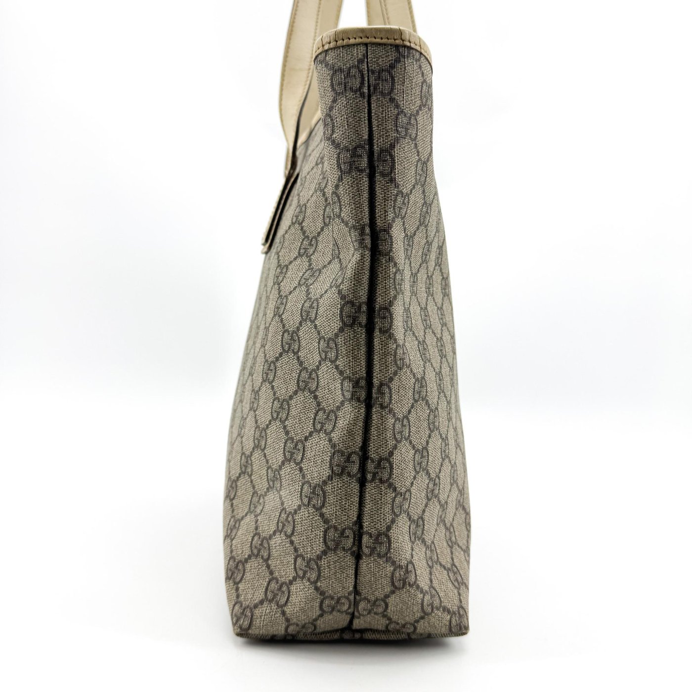 Gucci Plus GG Coated Canvas with Leather Large