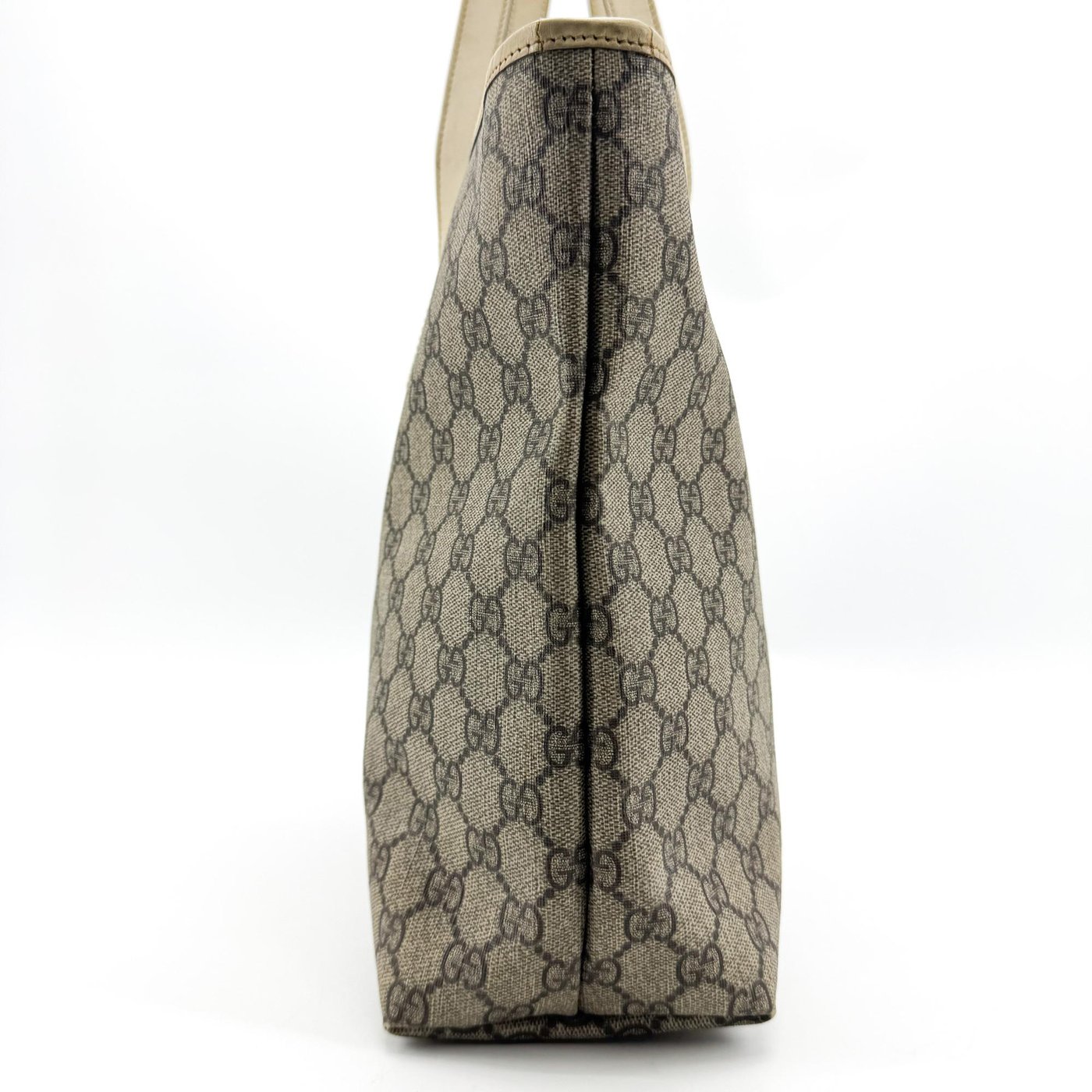 Gucci Plus GG Coated Canvas with Leather Large