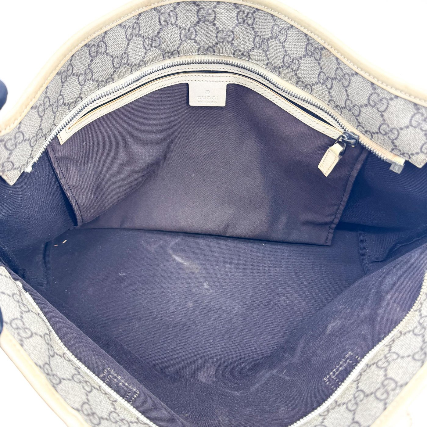 Gucci Plus GG Coated Canvas with Leather Large