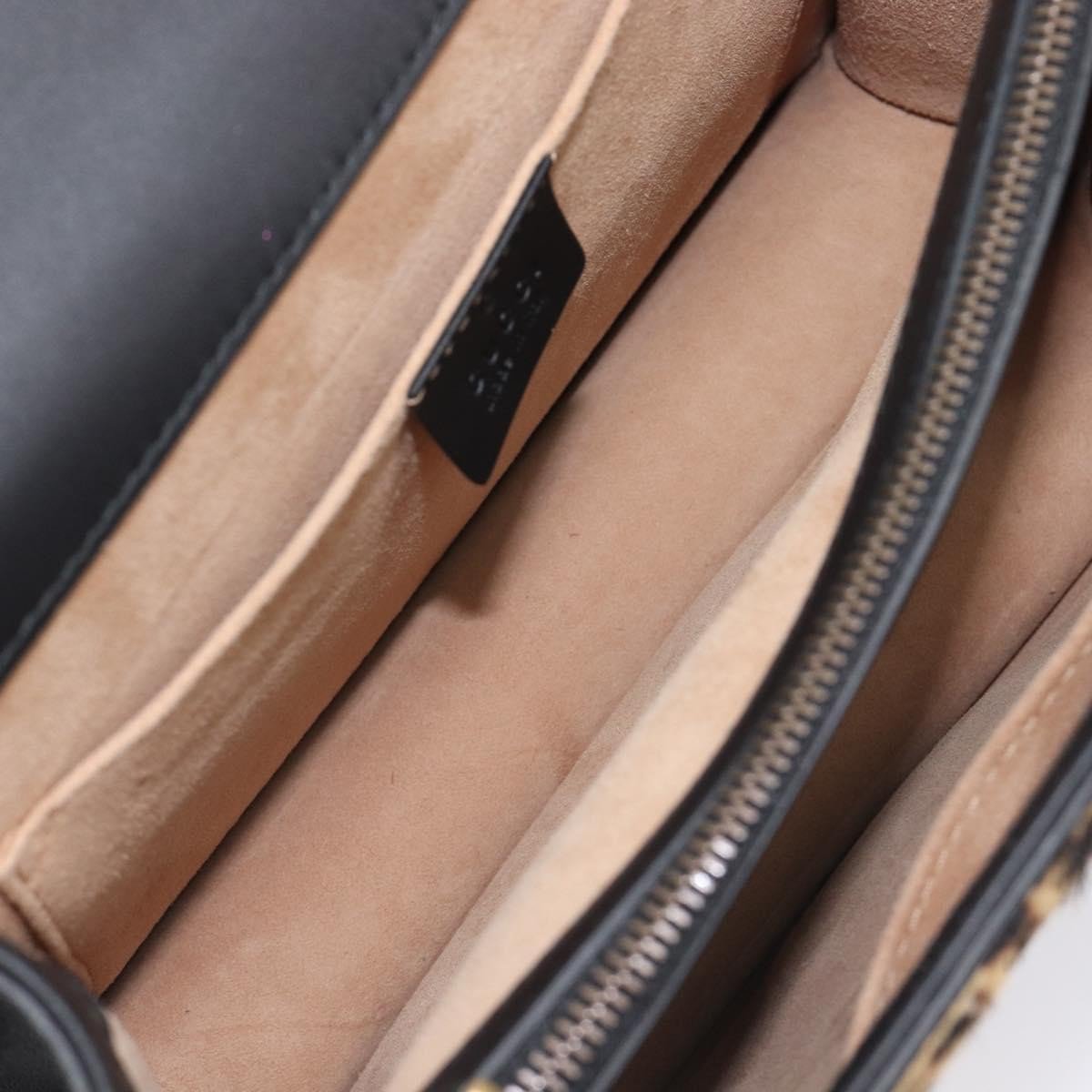 Gucci Dionysus Bamboo Top Handle Printed Pony Hair with Leather Medium