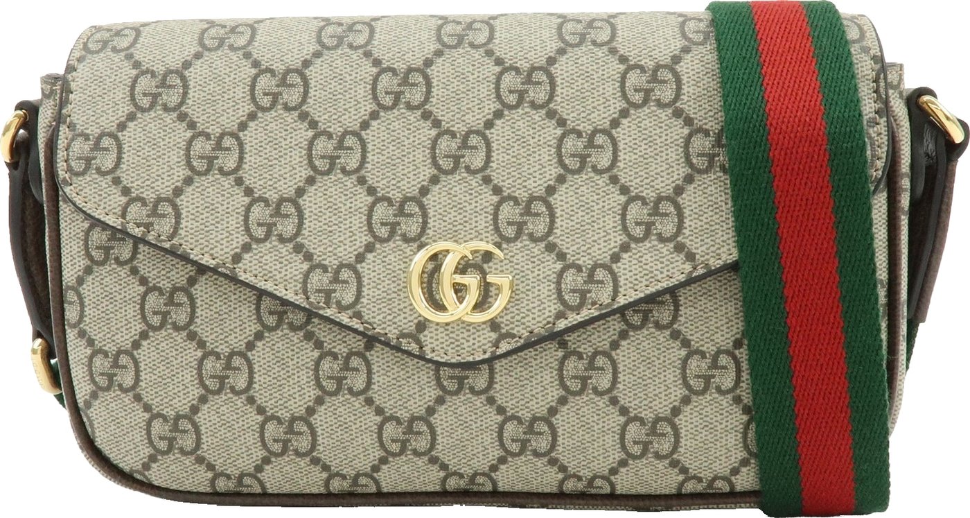 Gucci Ophidia Envelope Flap GG Coated Canvas Mini