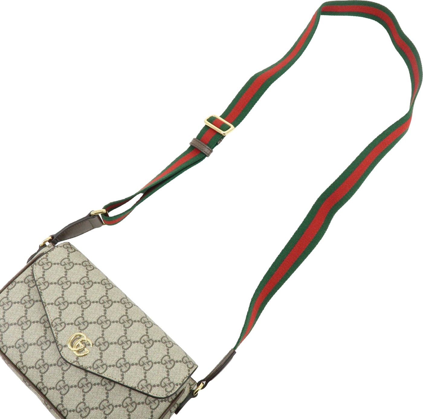 Gucci Ophidia Envelope Flap GG Coated Canvas Mini