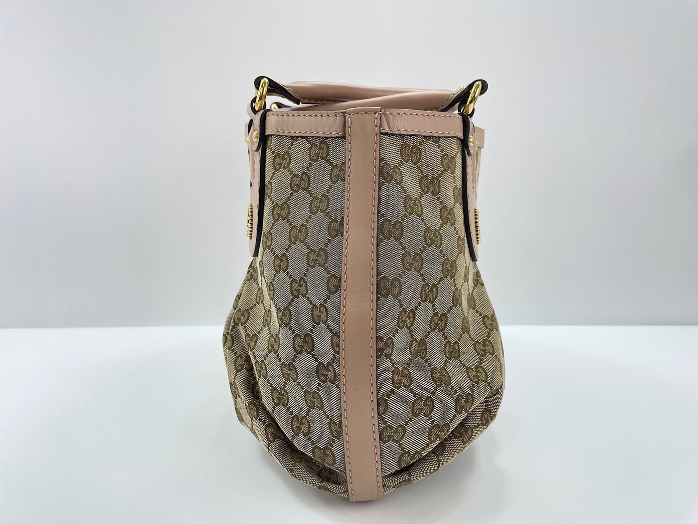 Gucci Scarlett GG Canvas with Leather Large