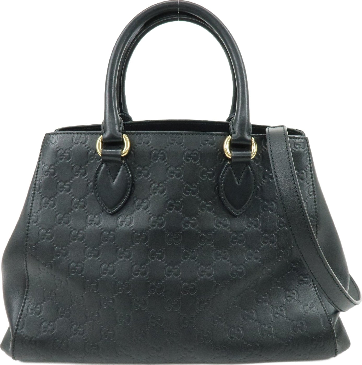 Gucci Soft Signature Convertible Top Handle Guccissima Leather Large