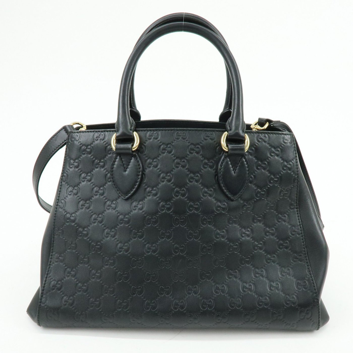 Gucci Soft Signature Convertible Top Handle Guccissima Leather Large