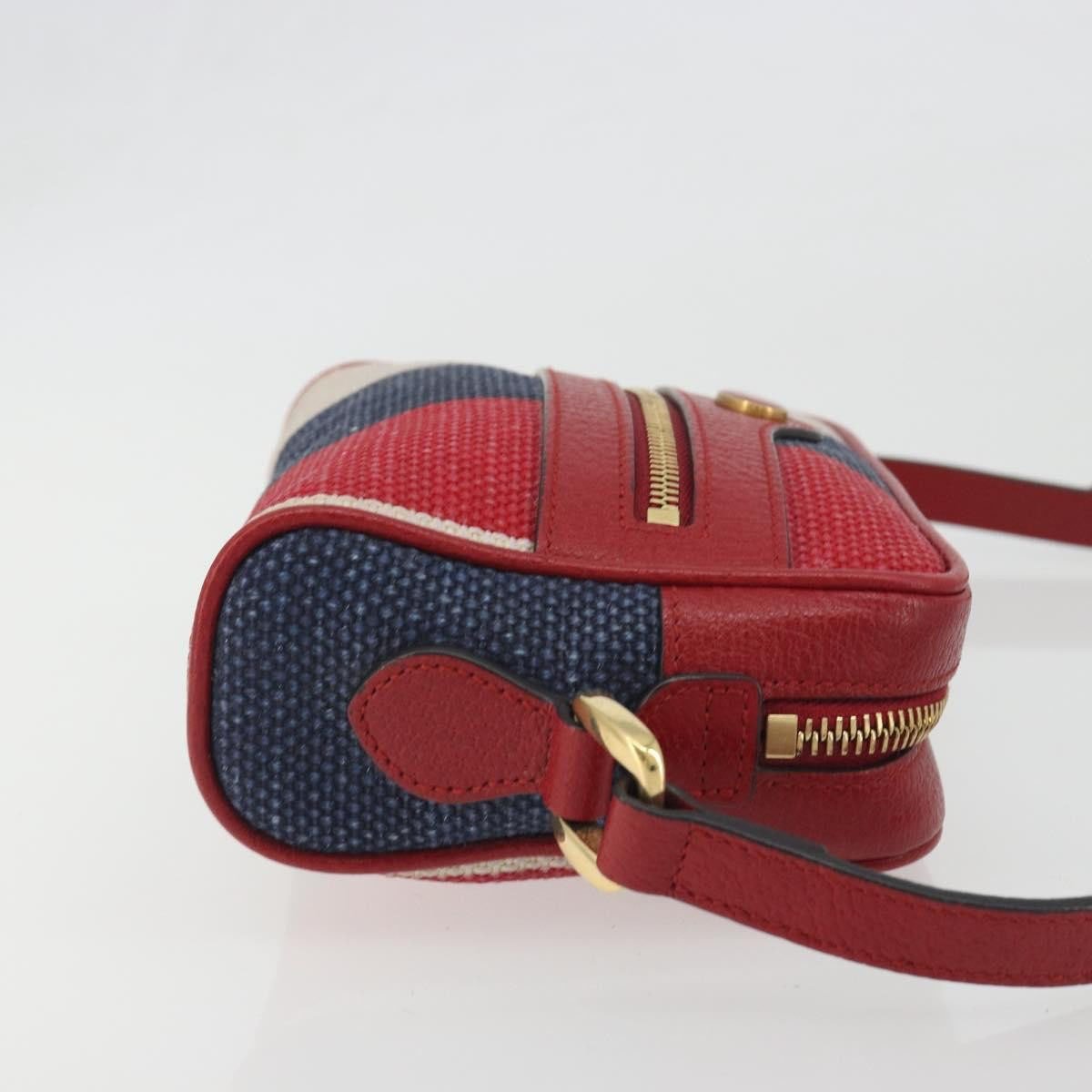 Gucci Ophidia Striped Canvas Mini
