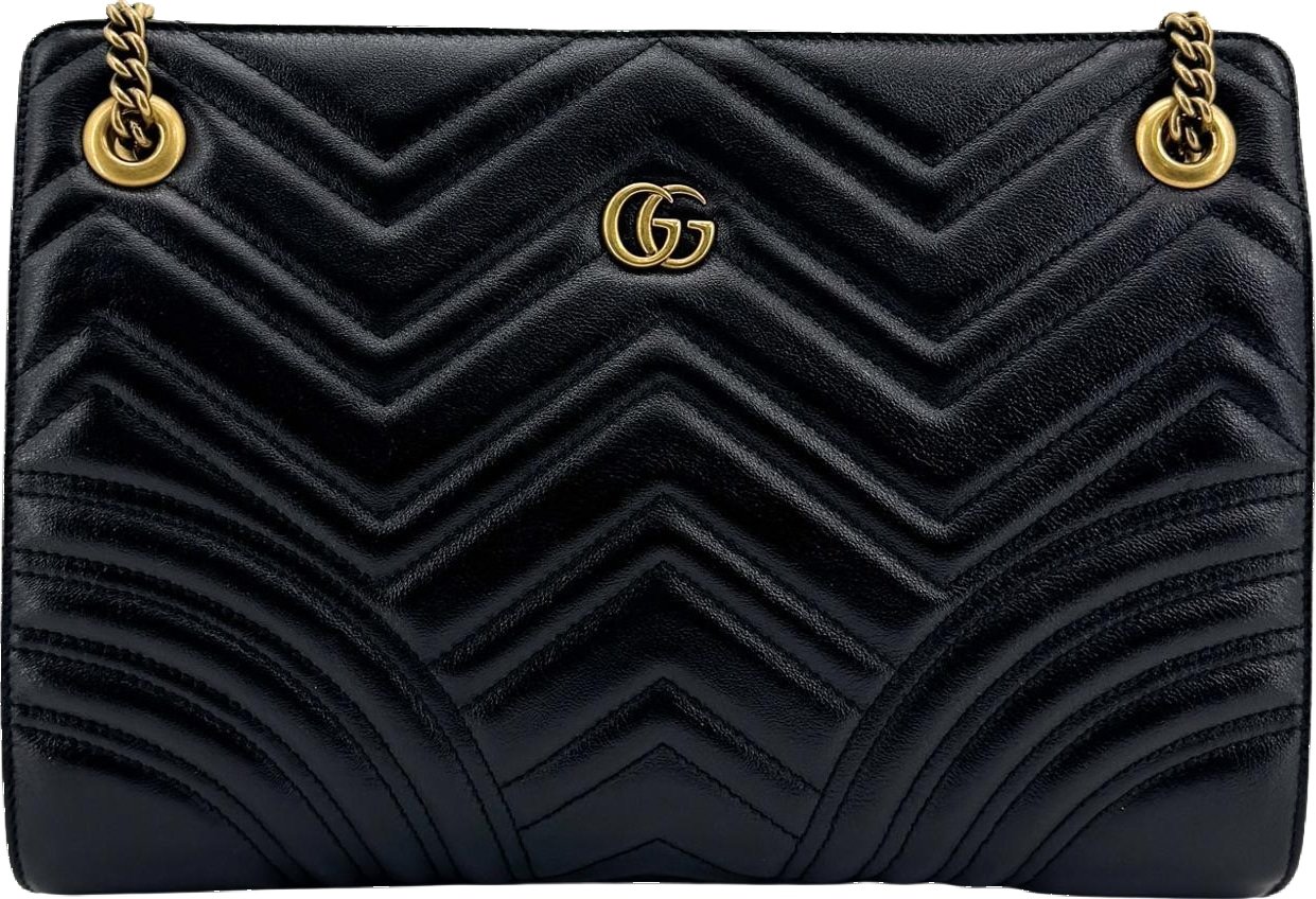Gucci GG Marmont Accordion Matelasse Leather Medium