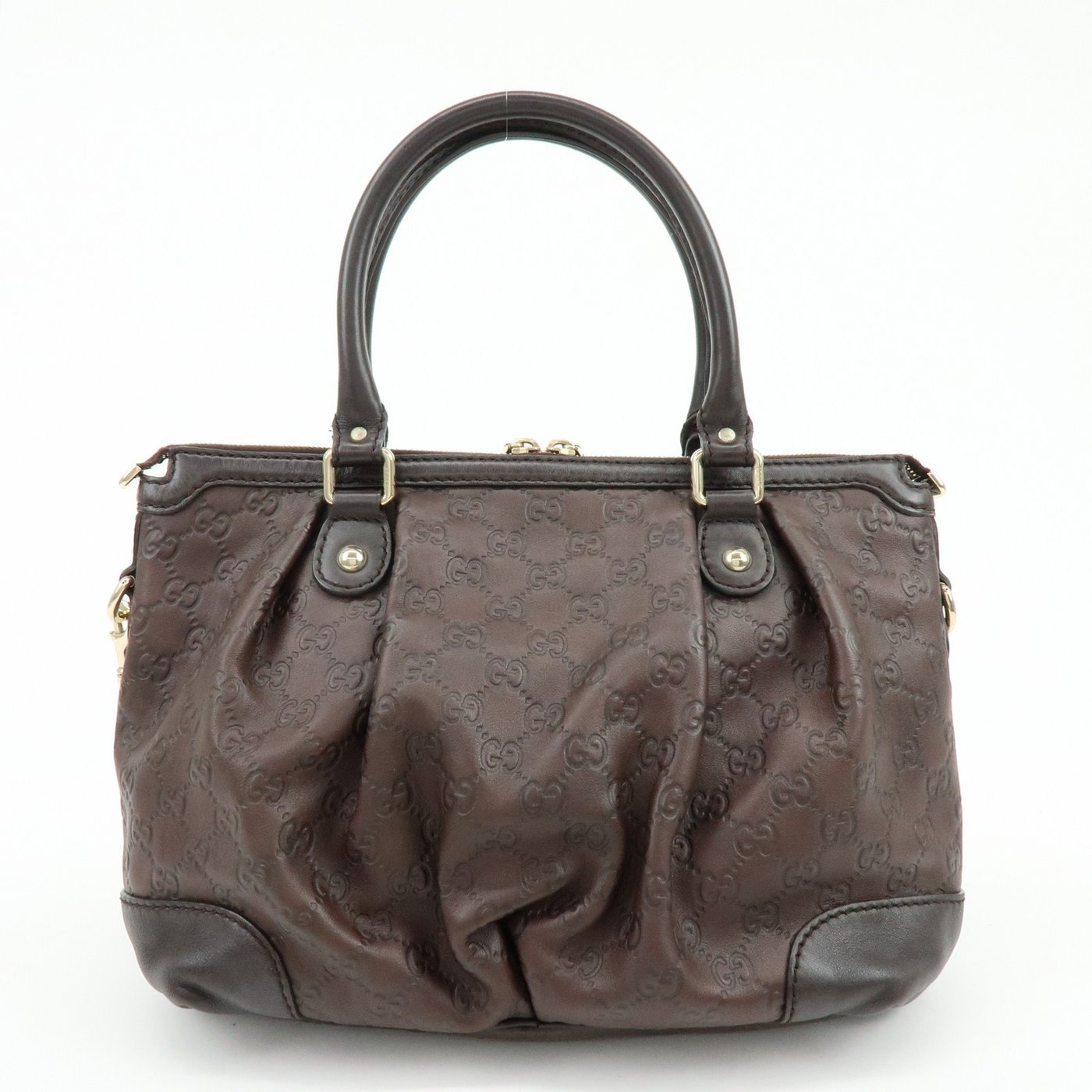 Gucci Sukey Top Handle Satchel Guccissima Leather Medium