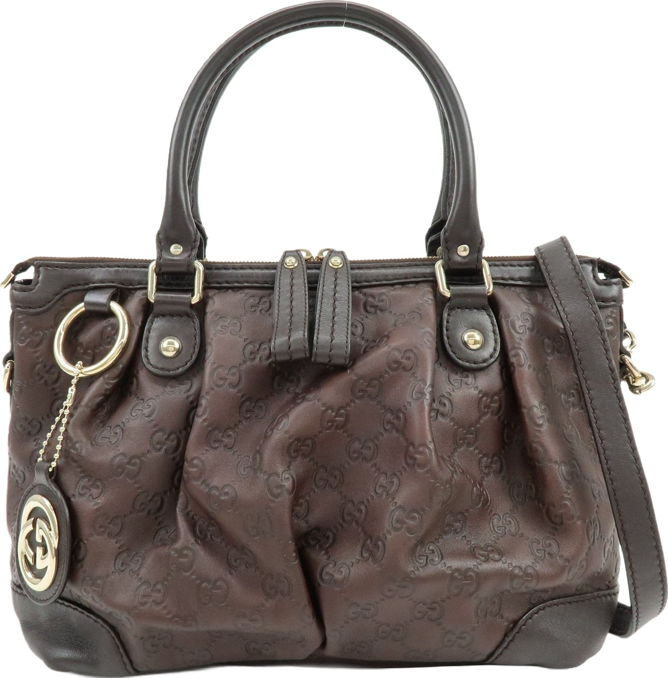 Gucci Sukey Top Handle Satchel Guccissima Leather Medium