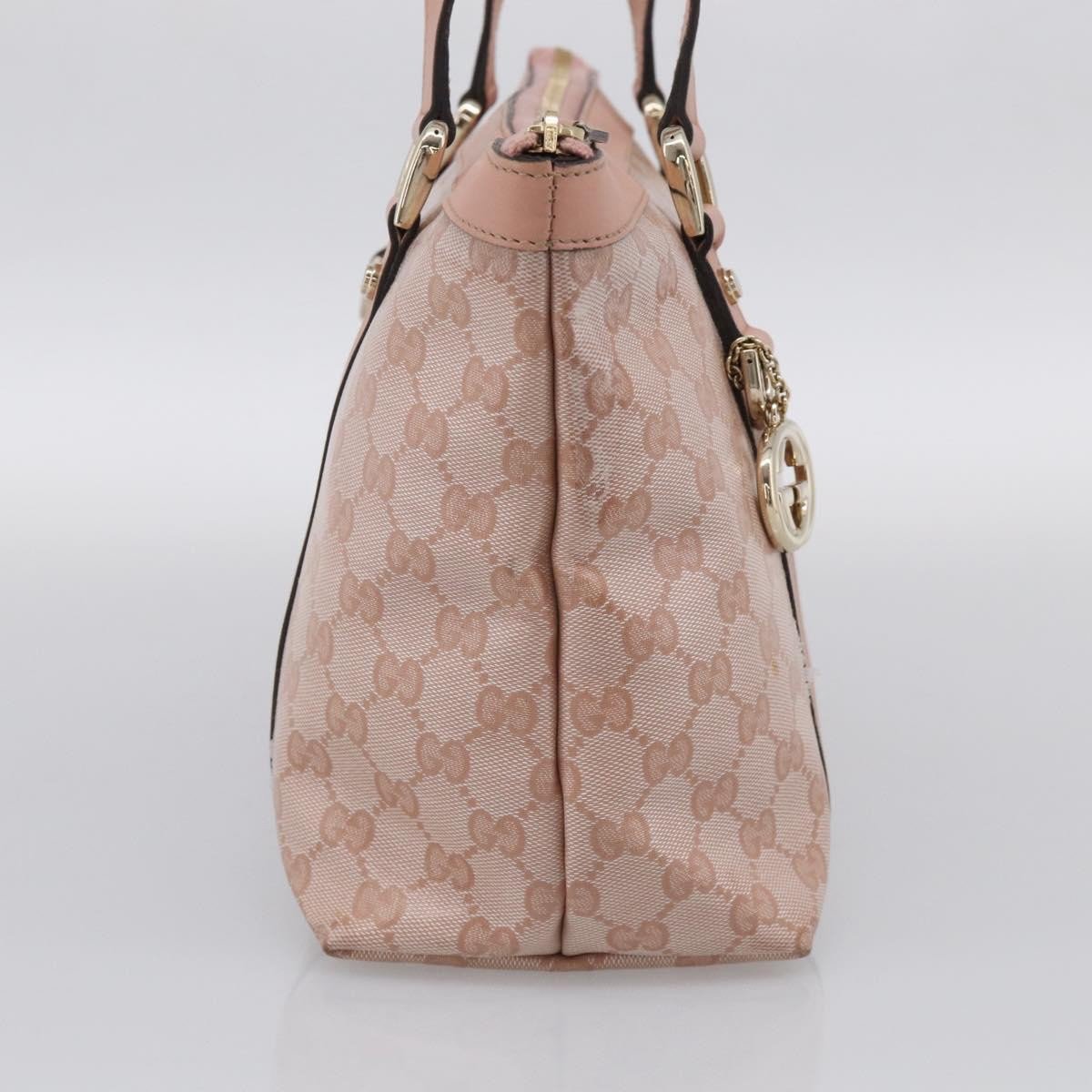 Gucci Abbey Zip Tote GG Canvas and Leather Medium