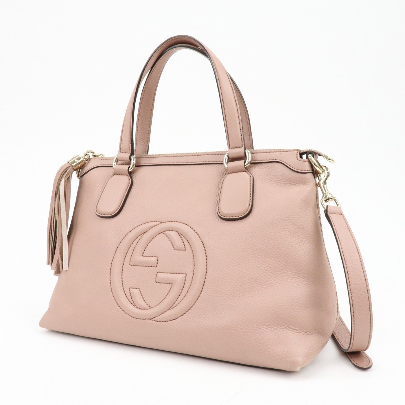 Gucci Soho Convertible Soft Top Handle Leather