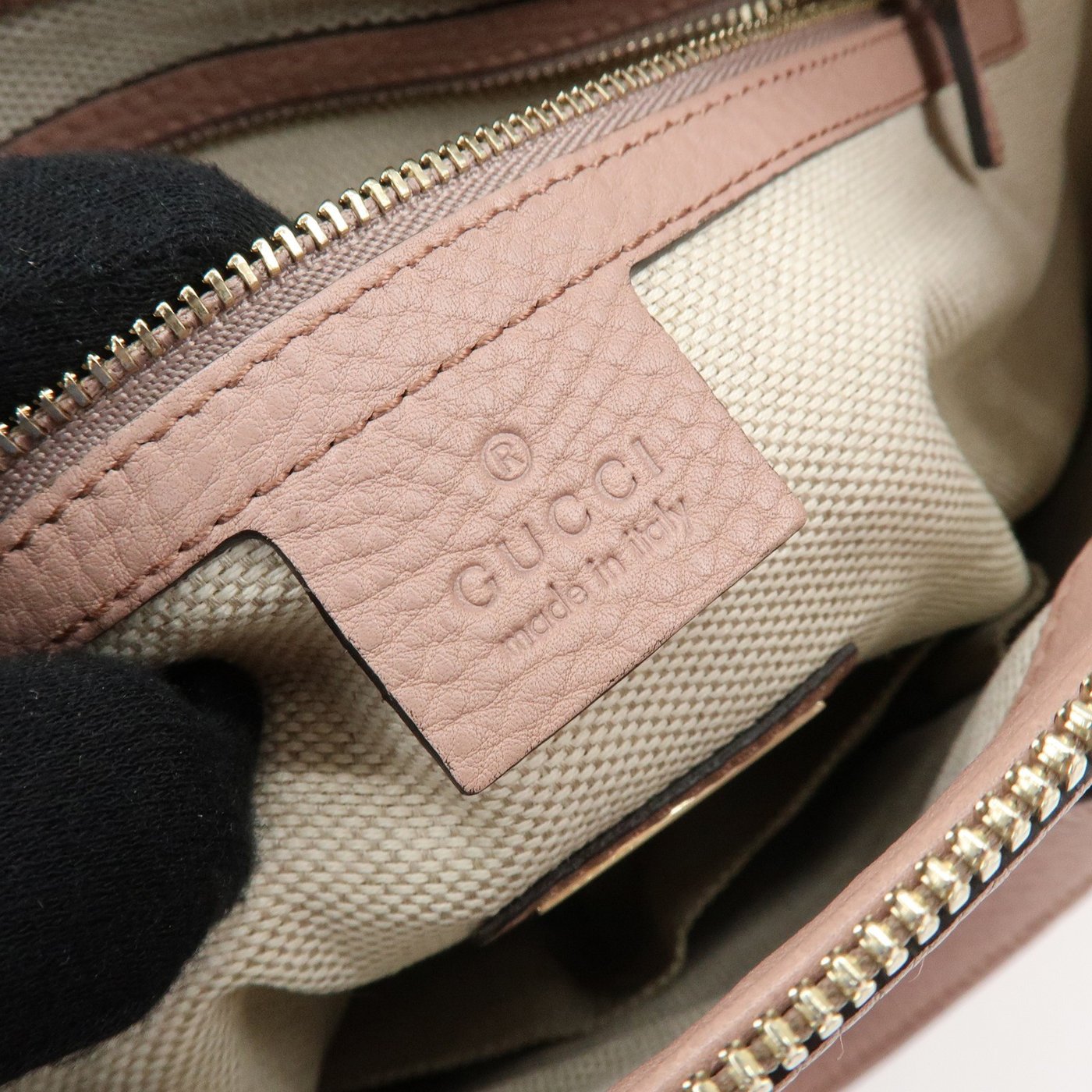 Gucci Soho Convertible Soft Top Handle Leather