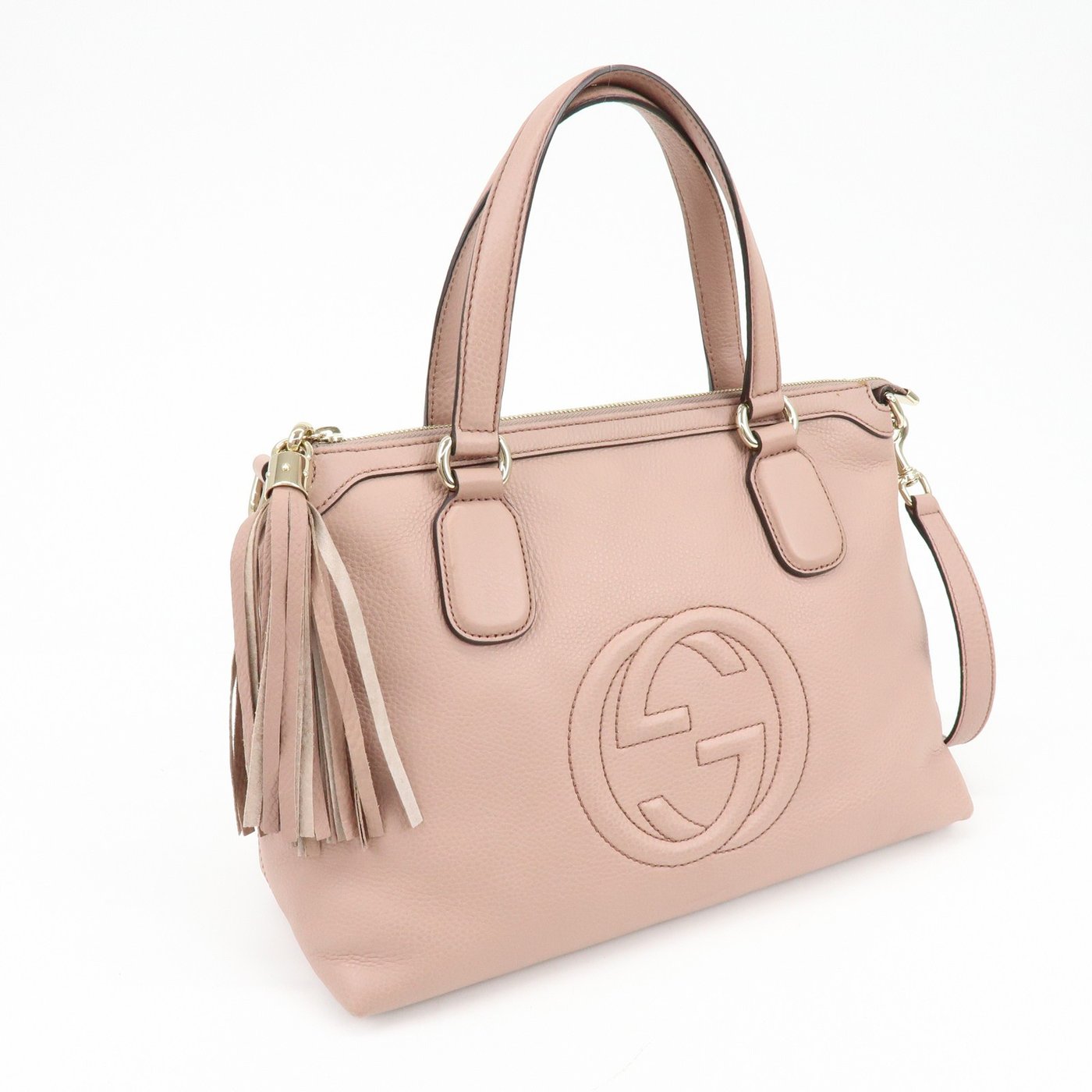Gucci Soho Convertible Soft Top Handle Leather