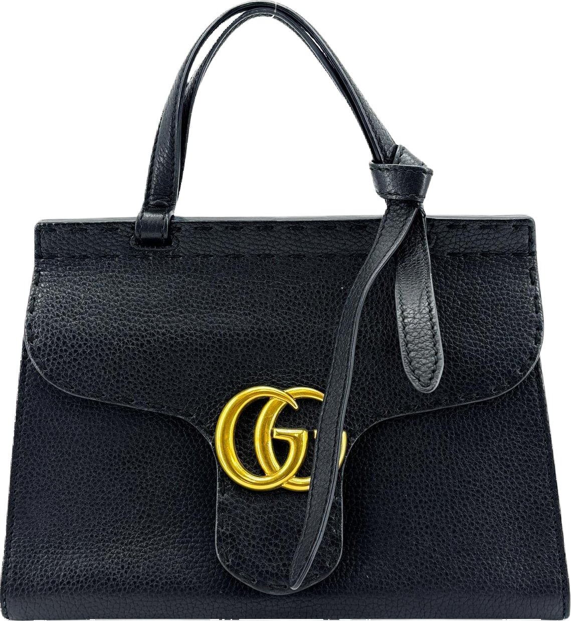 Gucci GG Marmont Top Handle Leather Small