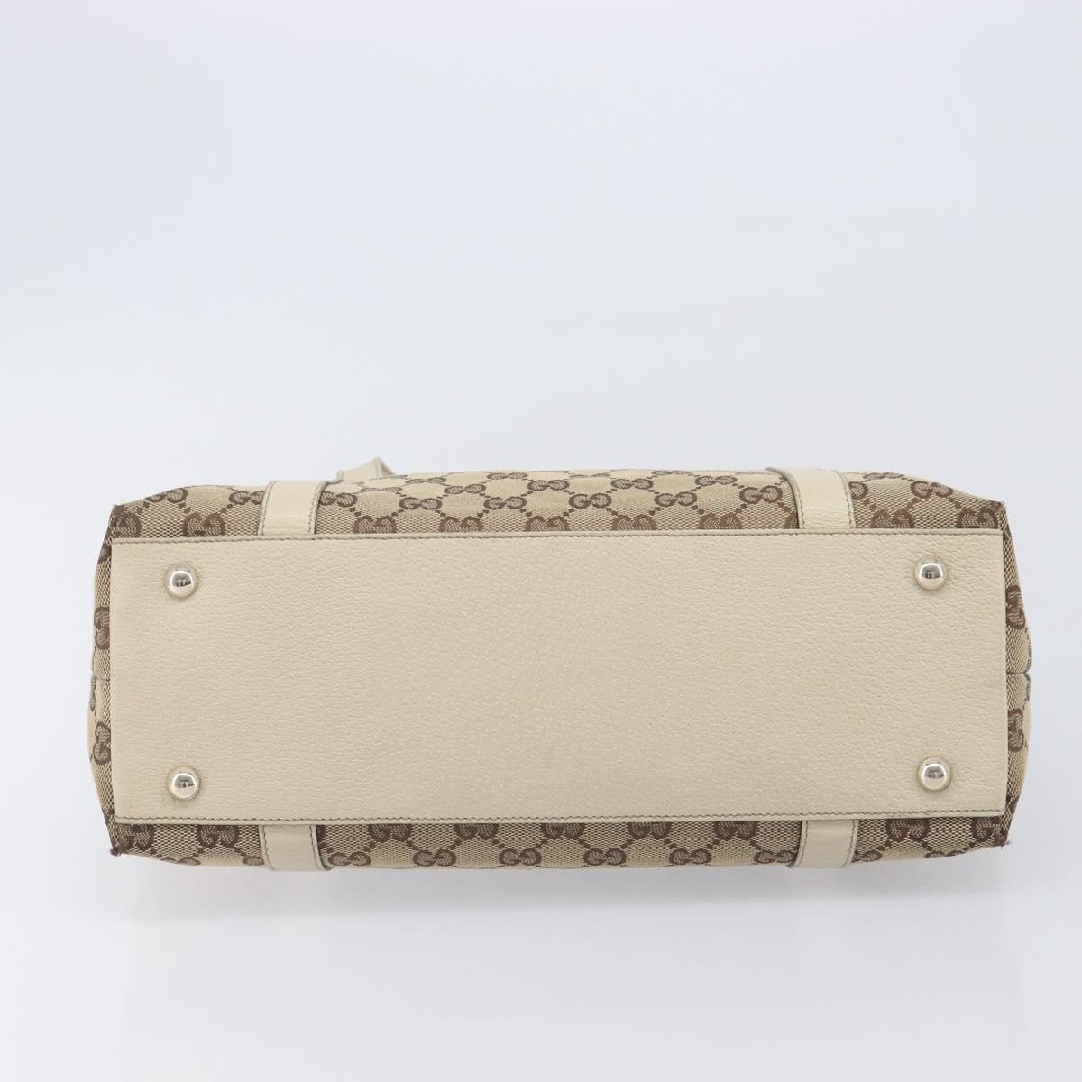 Gucci Abbey Zip Tote GG Canvas and Leather Medium