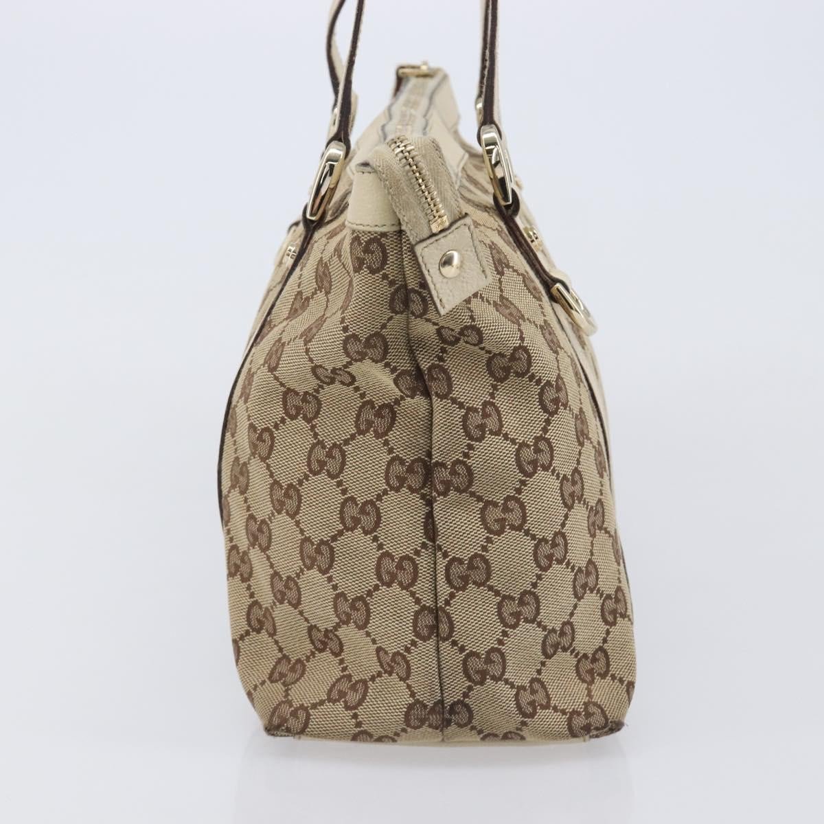 Gucci Abbey Zip Tote GG Canvas and Leather Medium