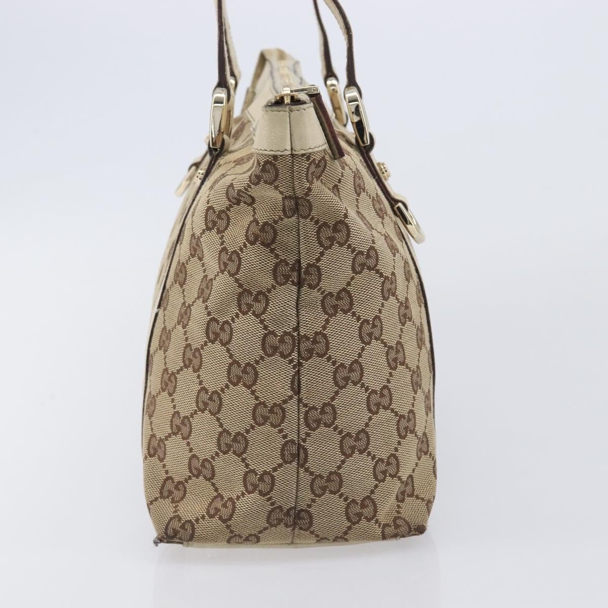 Gucci Abbey Zip Tote GG Canvas and Leather Medium